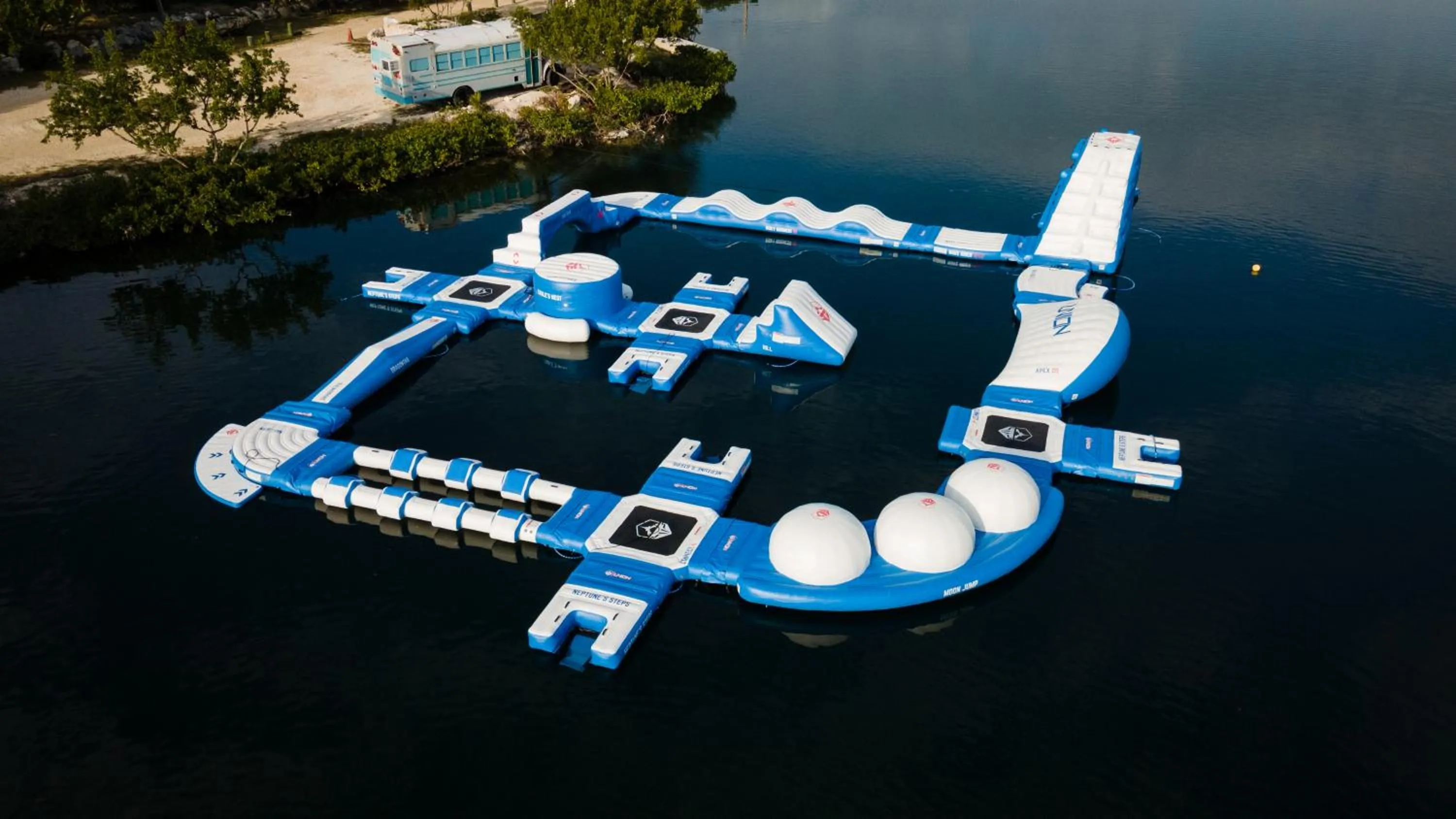 Aqua park in Grassy Flats Resort & Beach Club