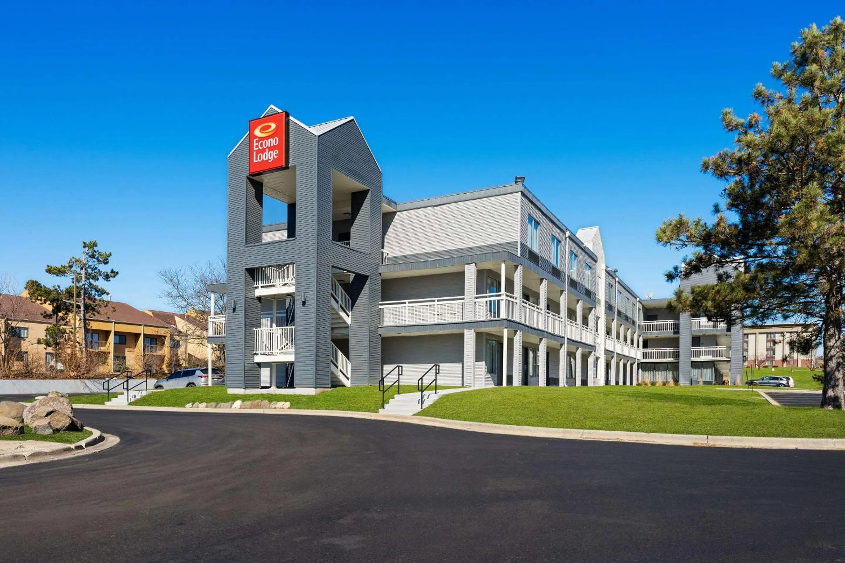 Property building in SureStay Hotel by Best Western Rockford East