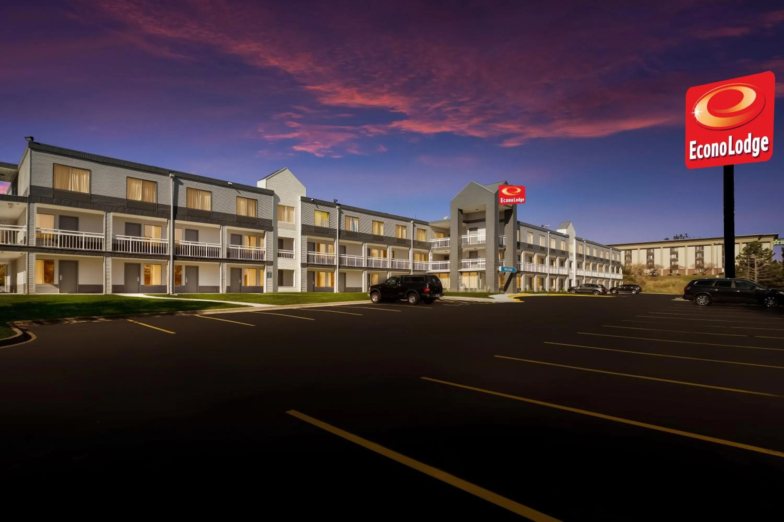 Property building in SureStay Hotel by Best Western Rockford East