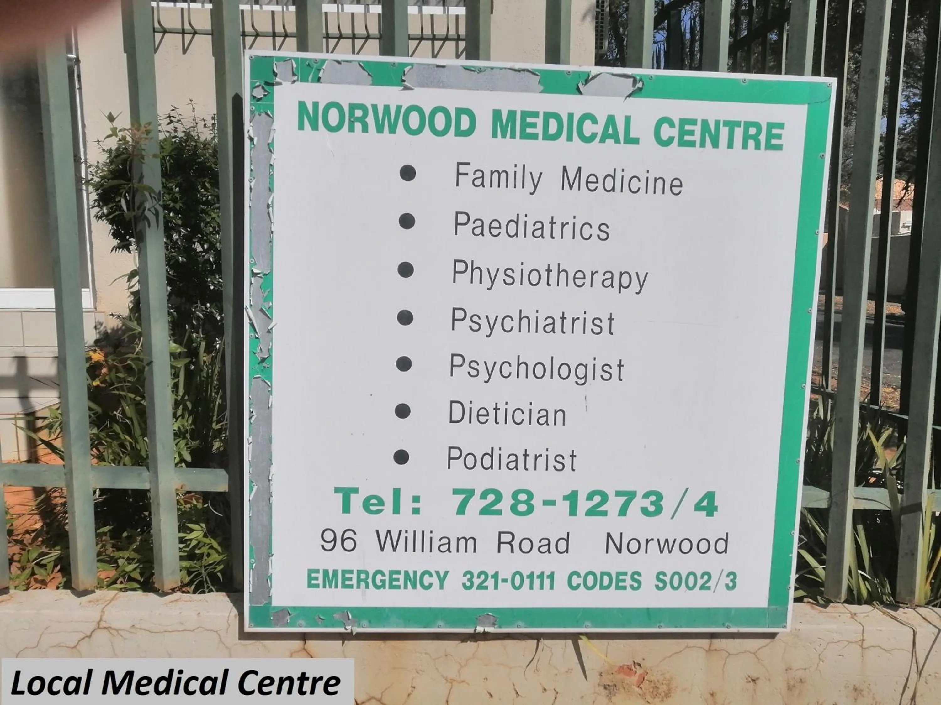 Area and facilities in Charlie's Spot - Norwood