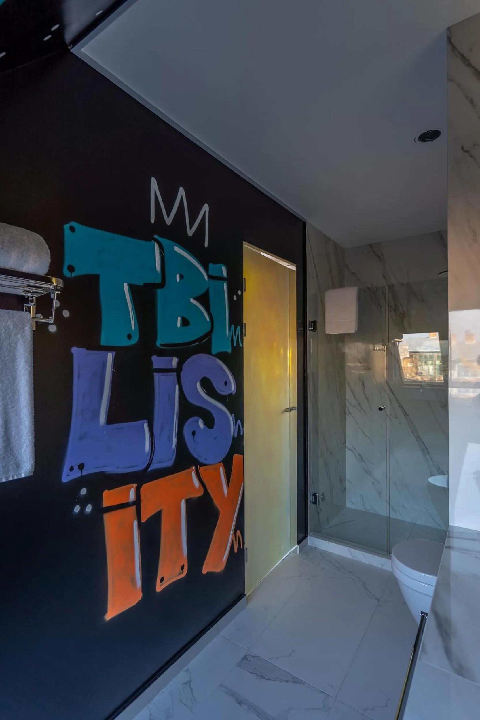 Bathroom in Platforma Design Hotel