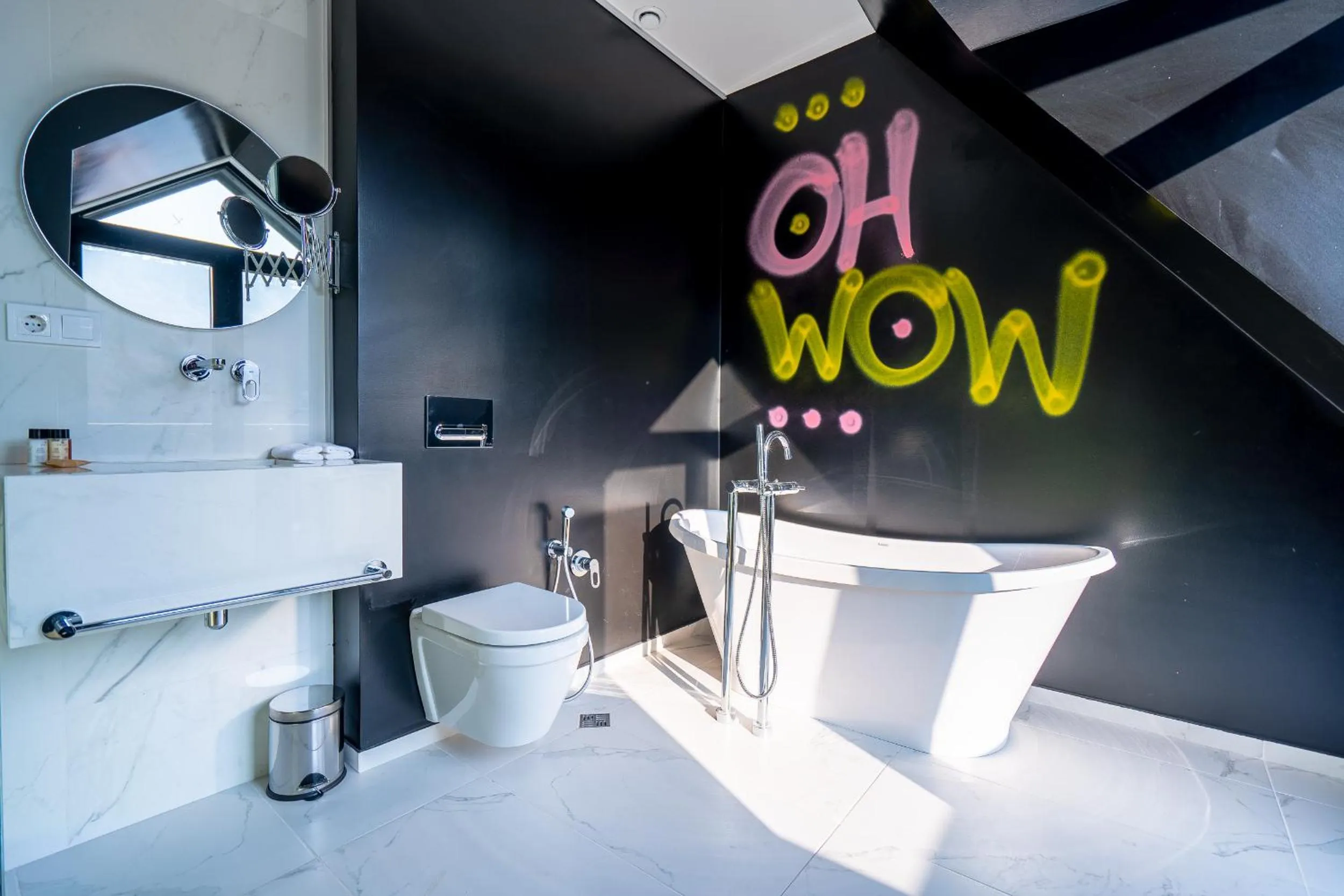 Bathroom in Platforma Design Hotel