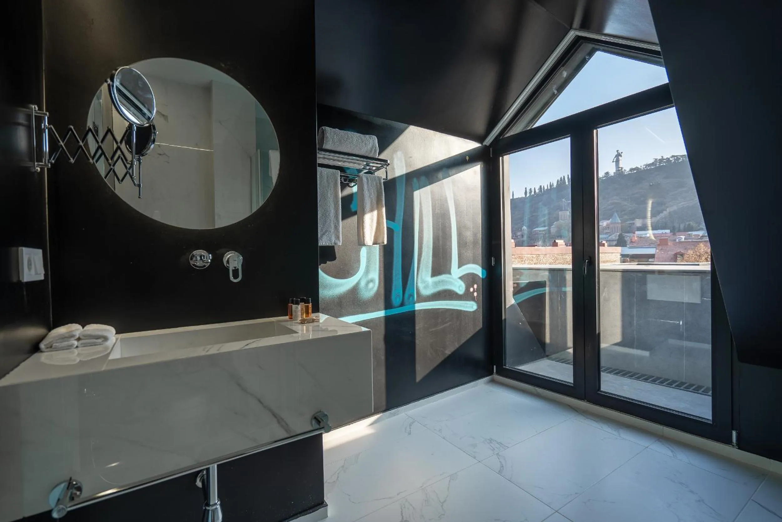 Bathroom in Platforma Design Hotel