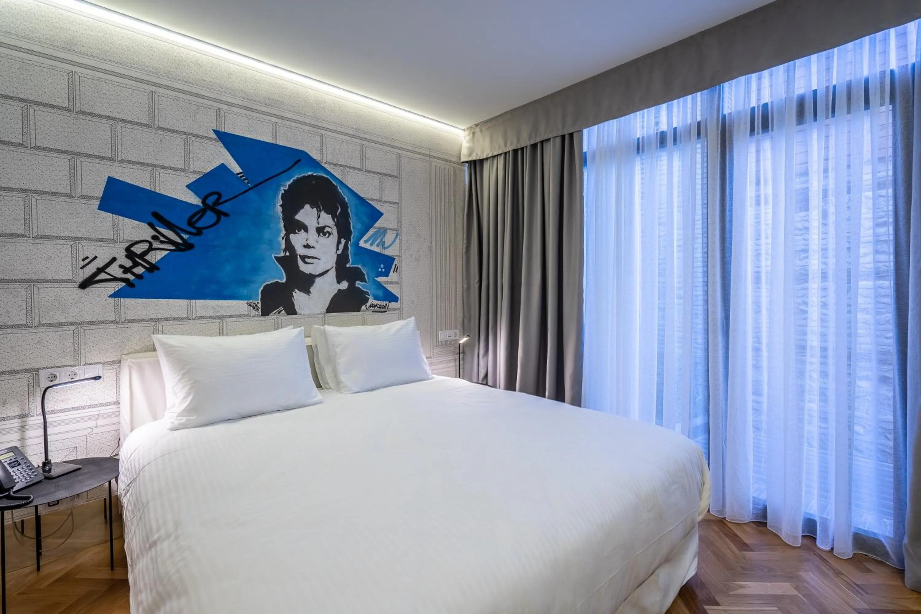 Bed in Platforma Design Hotel