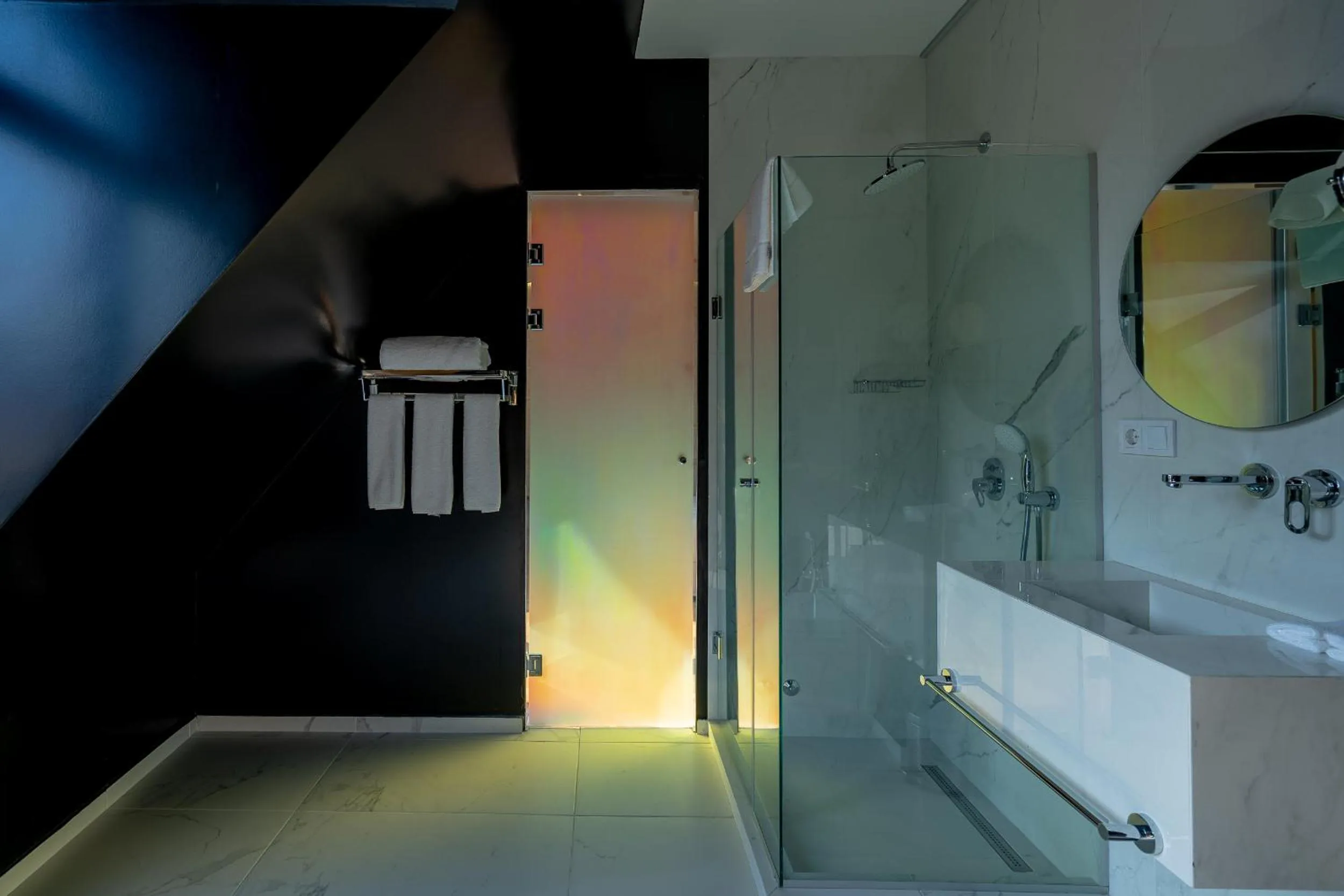 Bathroom in Platforma Design Hotel