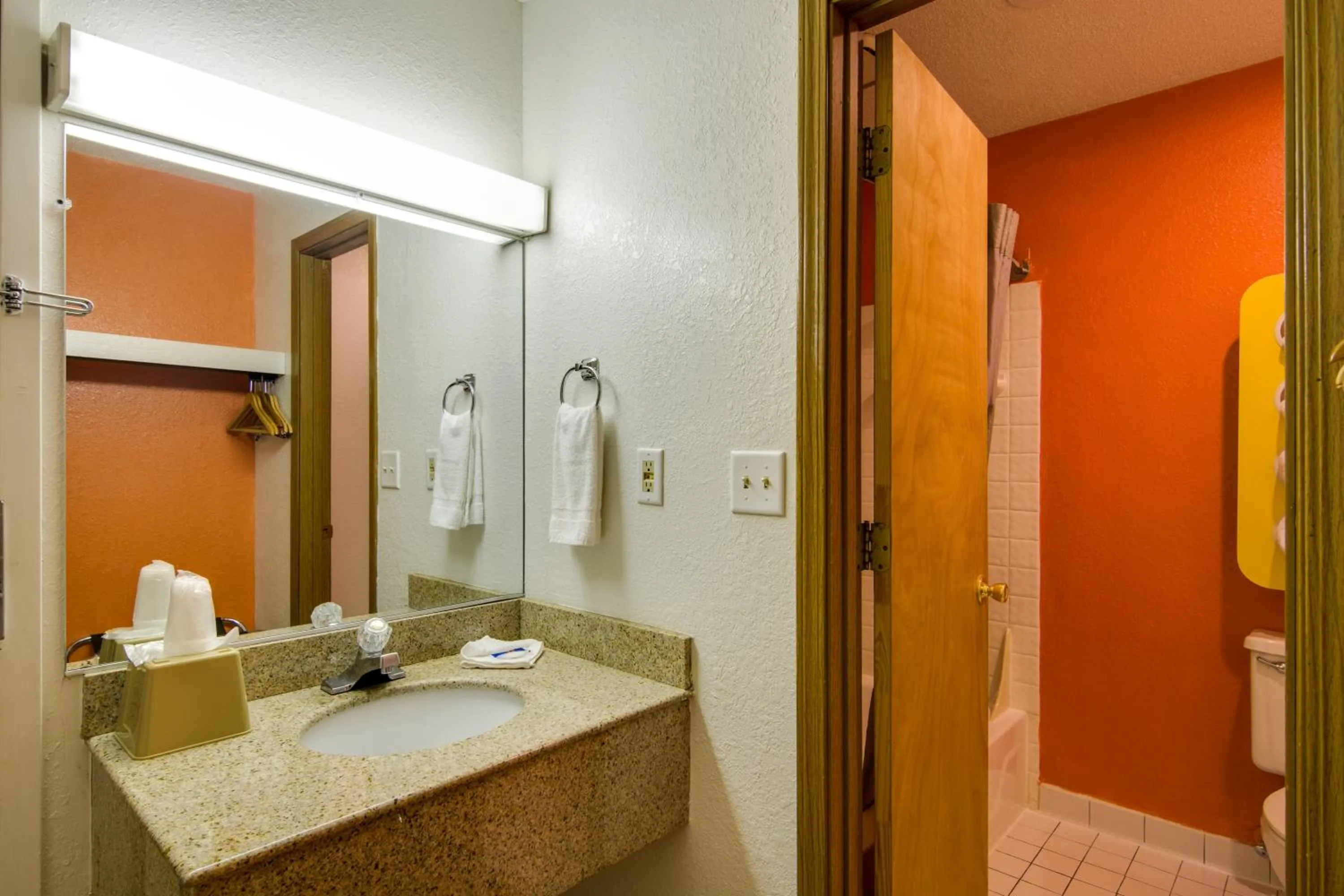 Bathroom in Motel 6-Waukegan, IL