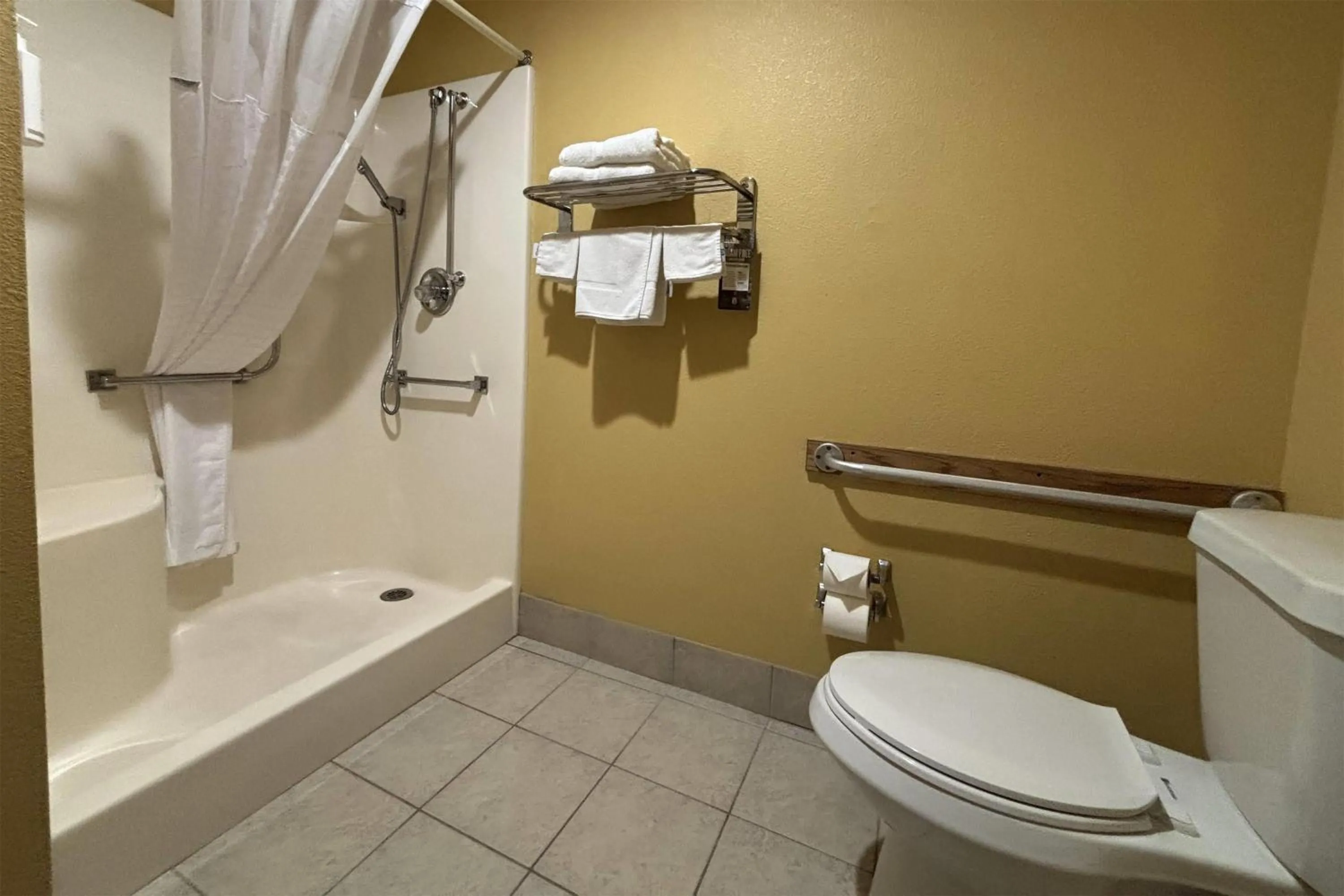 Bathroom in Super 8 by Wyndham Staunton