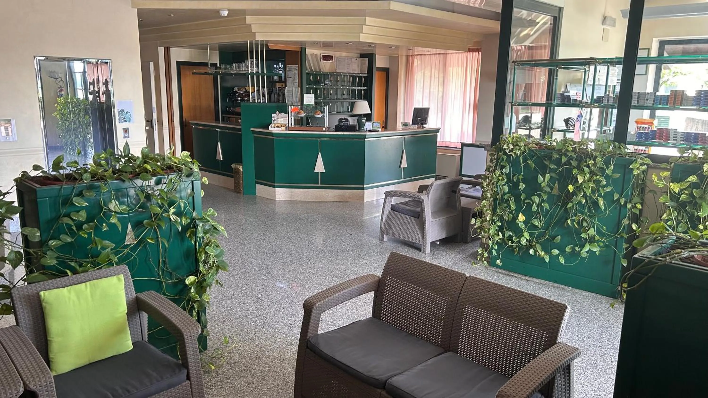 Communal lounge/ TV room in Hotel Gran Delta di ALBA-INVEST srl