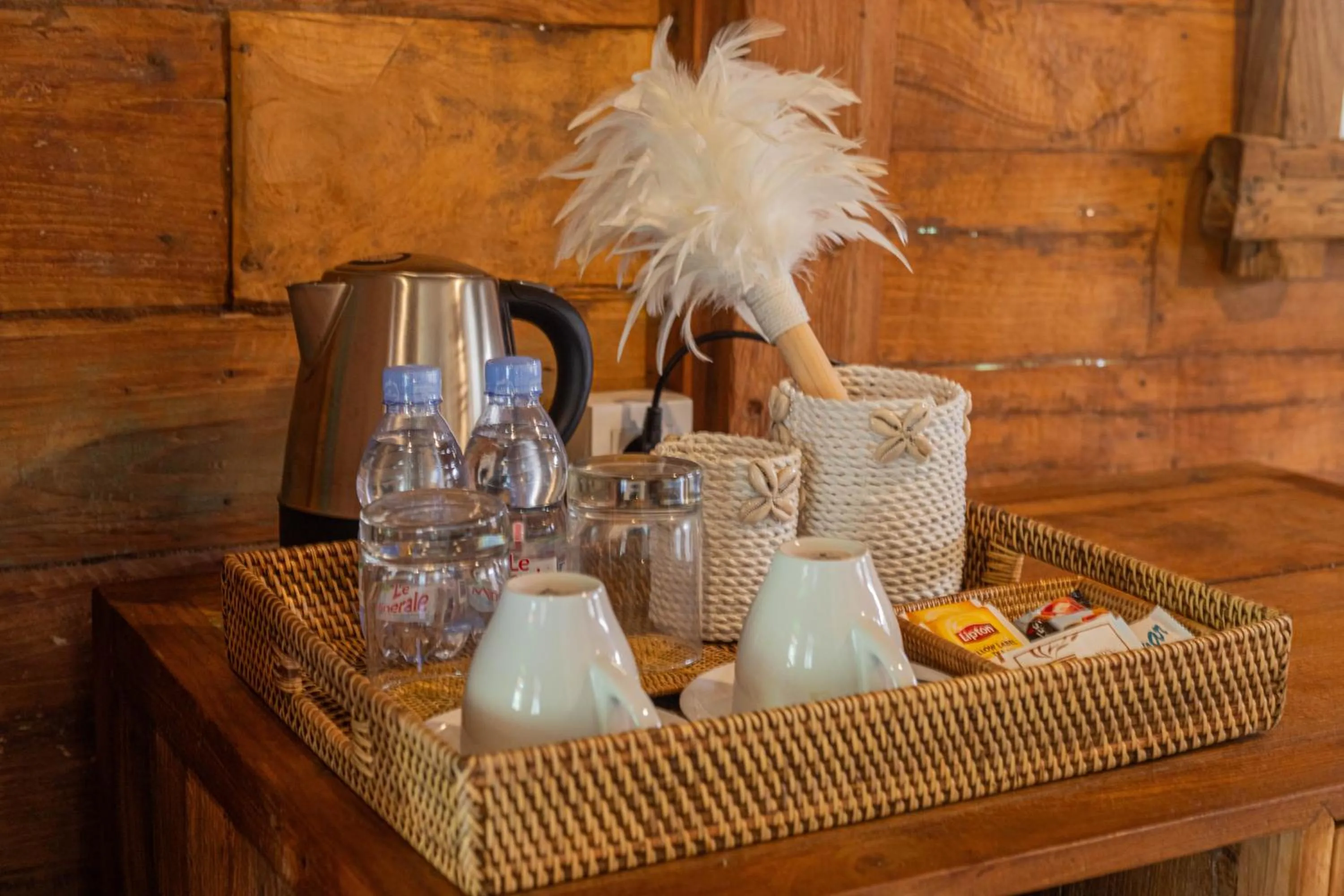Coffee/tea facilities in Jukung Cottage