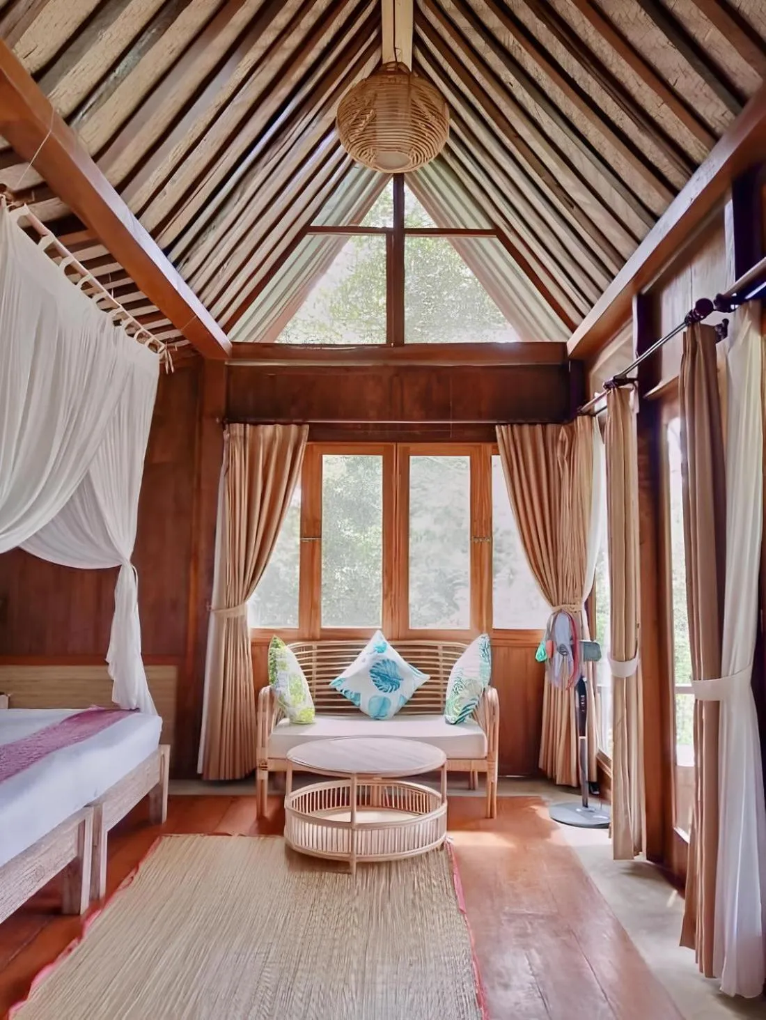 Living room, Bed in Sang Tirta Resort