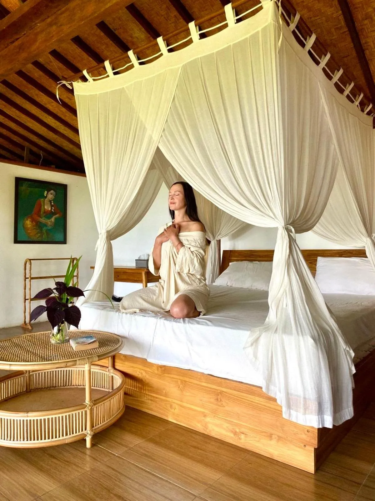 Guests, Bed in Sang Tirta Resort