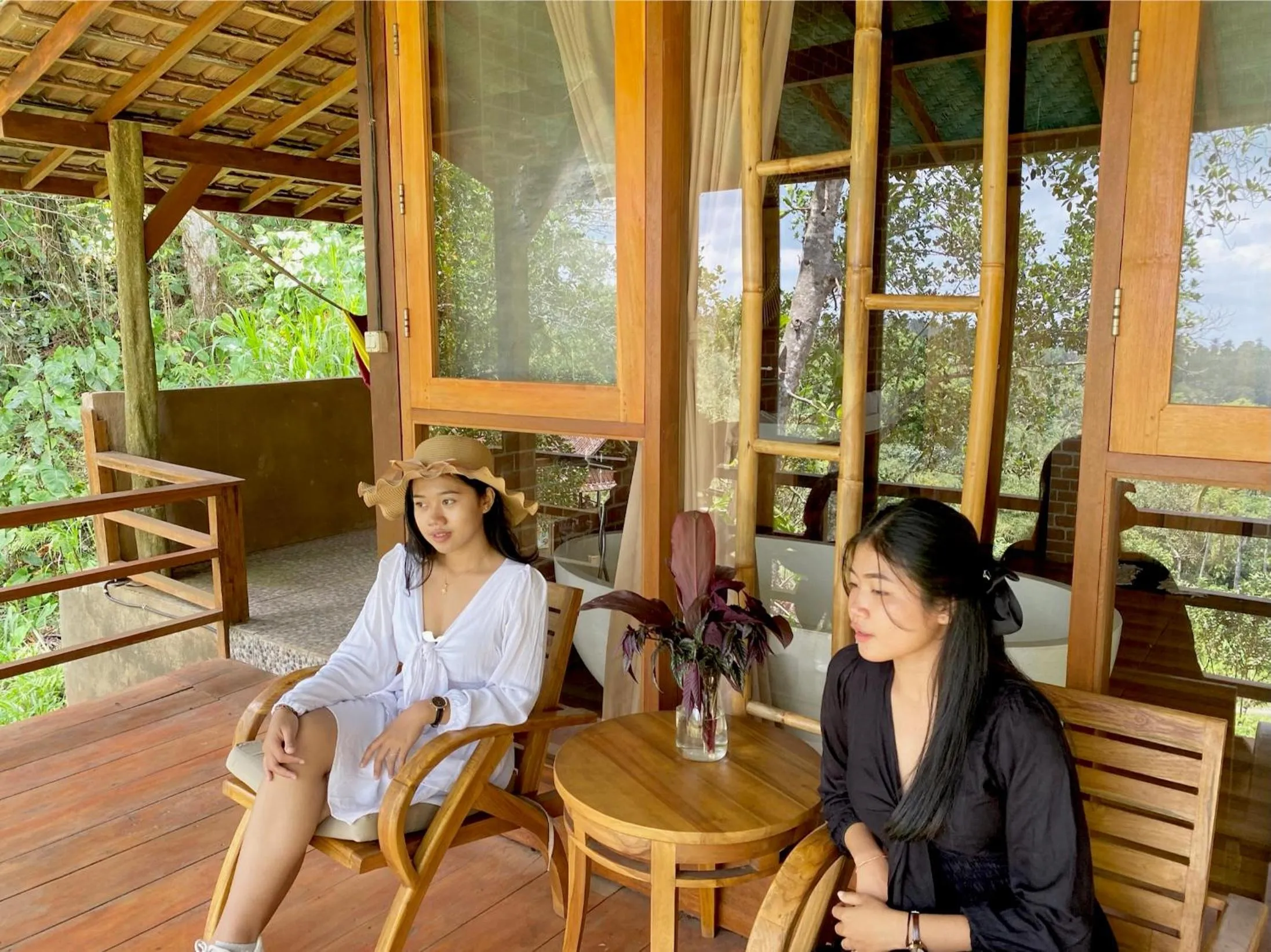 Balcony/Terrace in Sang Tirta Resort