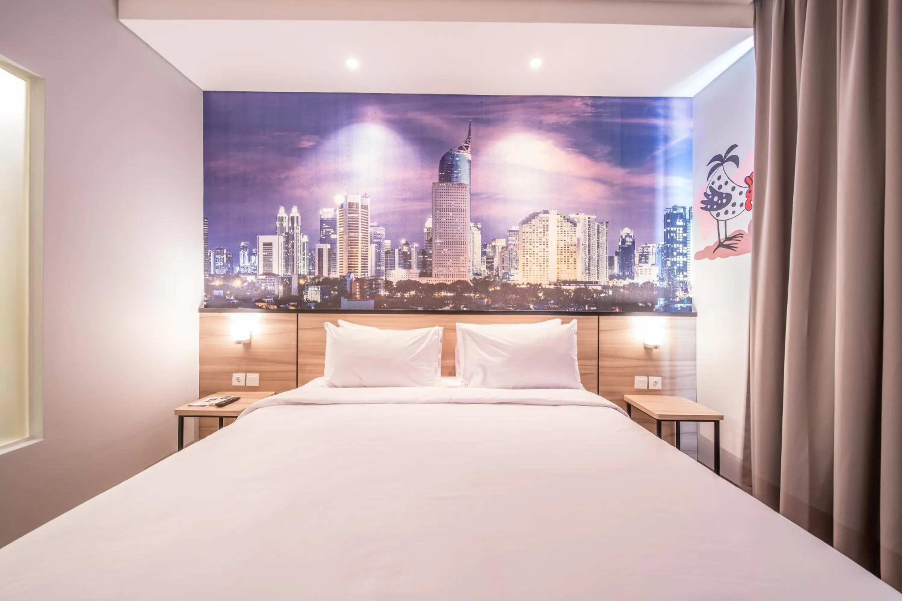 Bedroom, Bed in All Nite & Day Kebon Jeruk