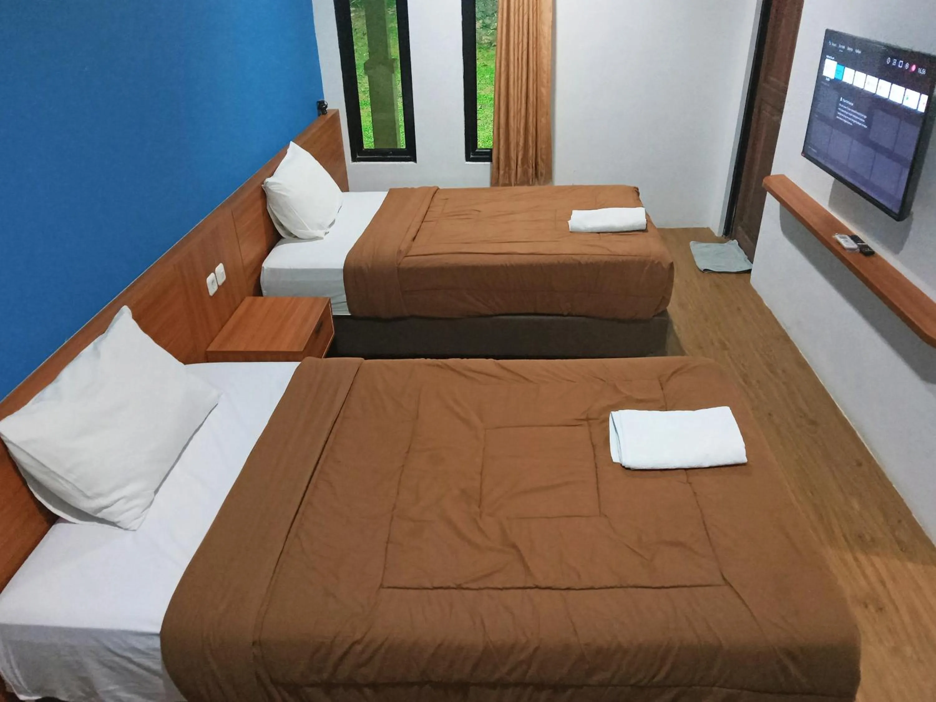 Bed in Jatiluhur Valley Resort