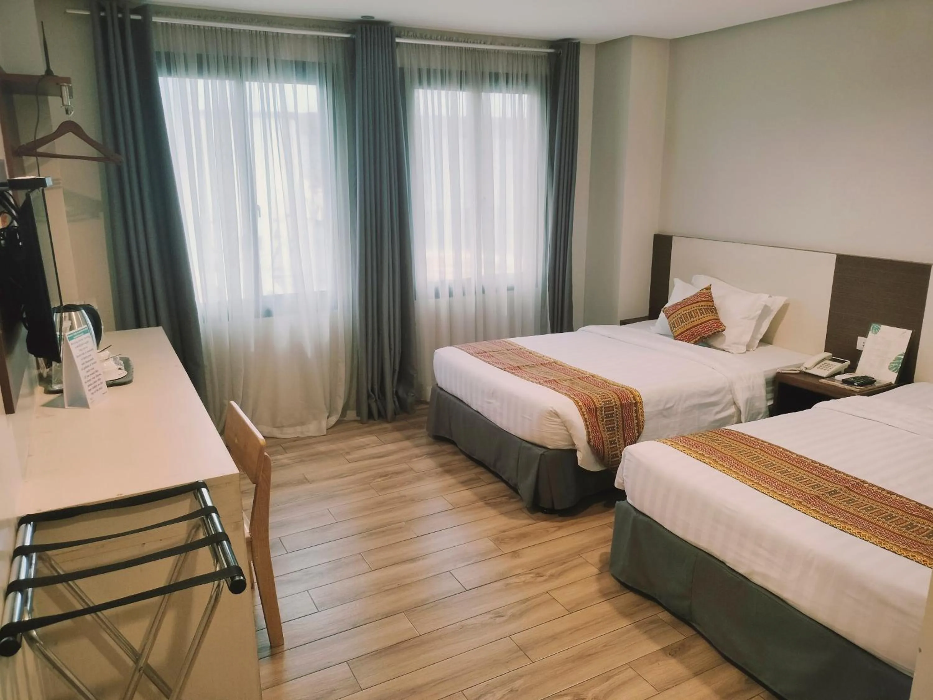 Bed in The Lanang Suites