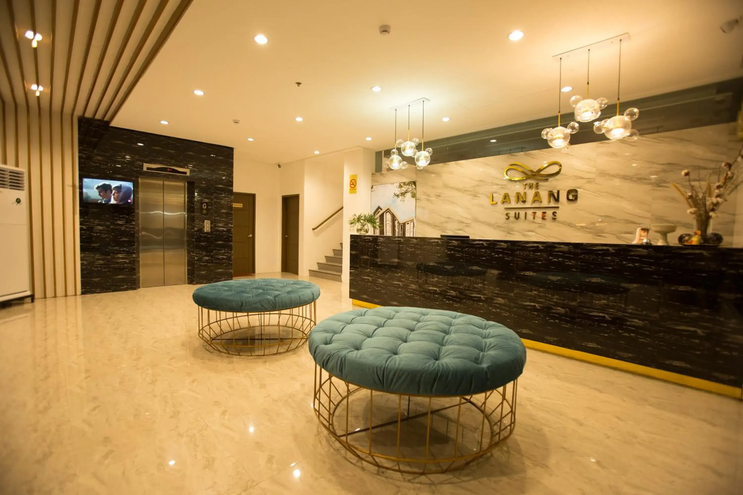 Lobby or reception in The Lanang Suites Lobby or reception in The Lanang Suites