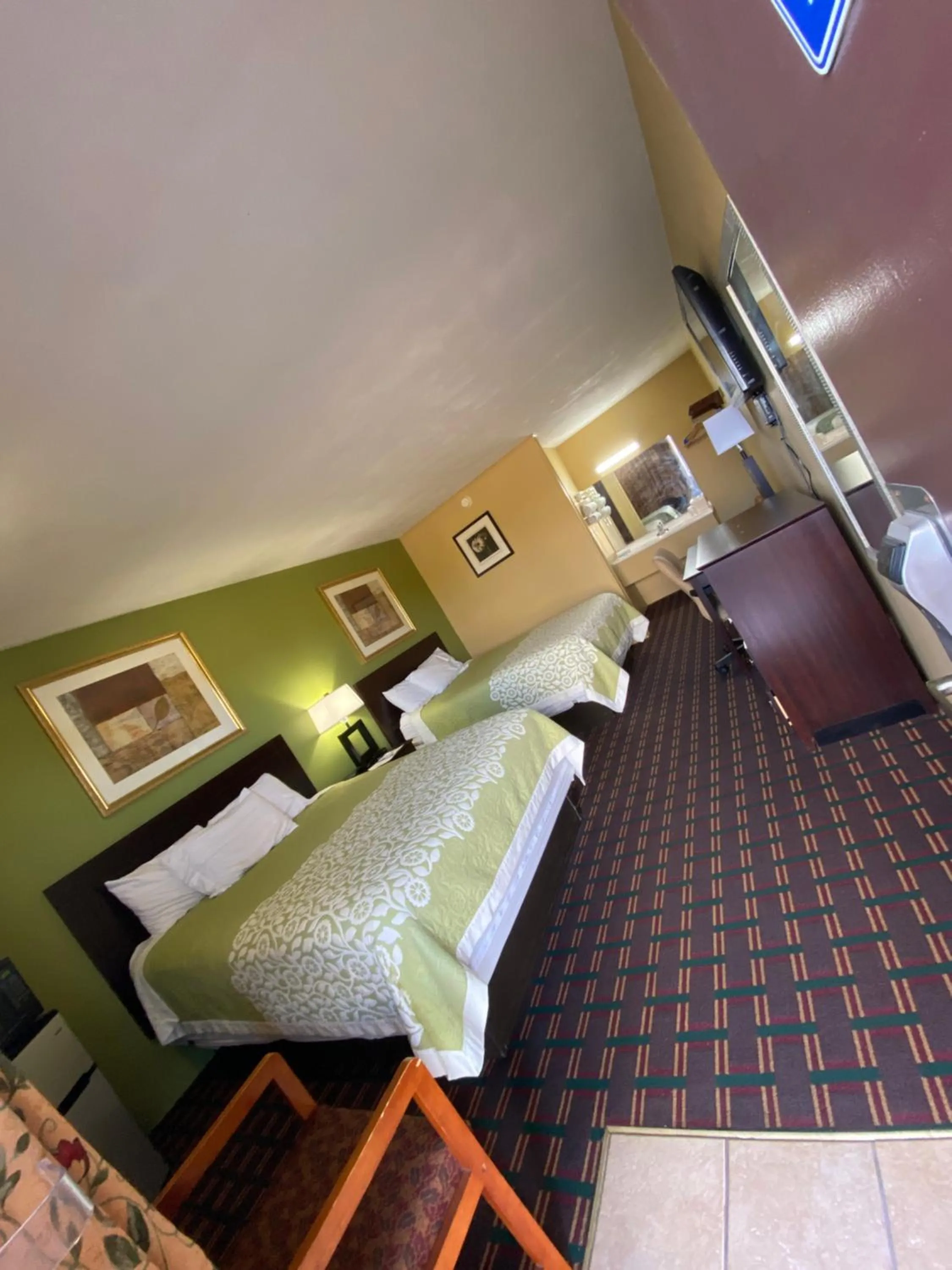 Bed in Innkeeper Motel Hamel