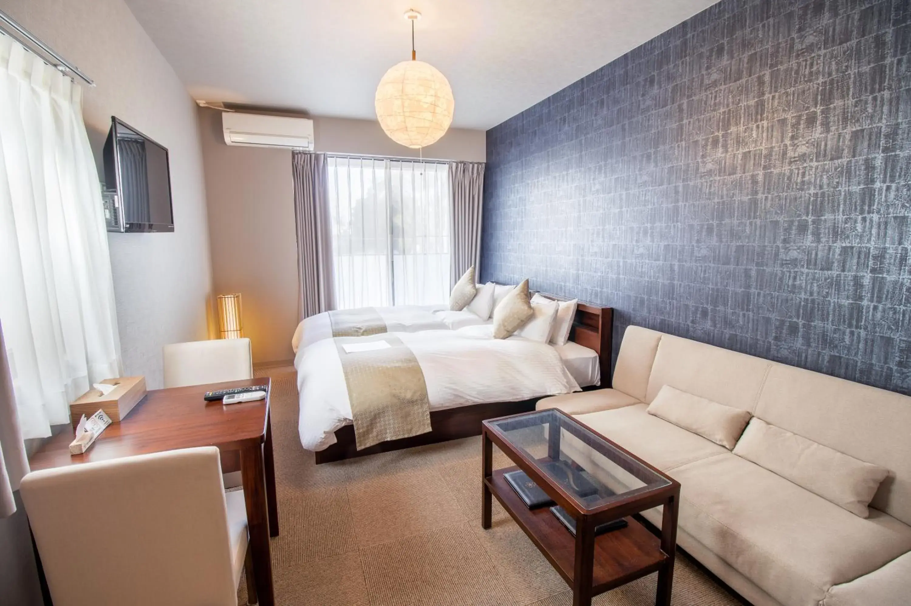 Living room, Bed in Stay SAKURA Kyoto Fuga Living room, Bed in Stay SAKURA Kyoto Fuga