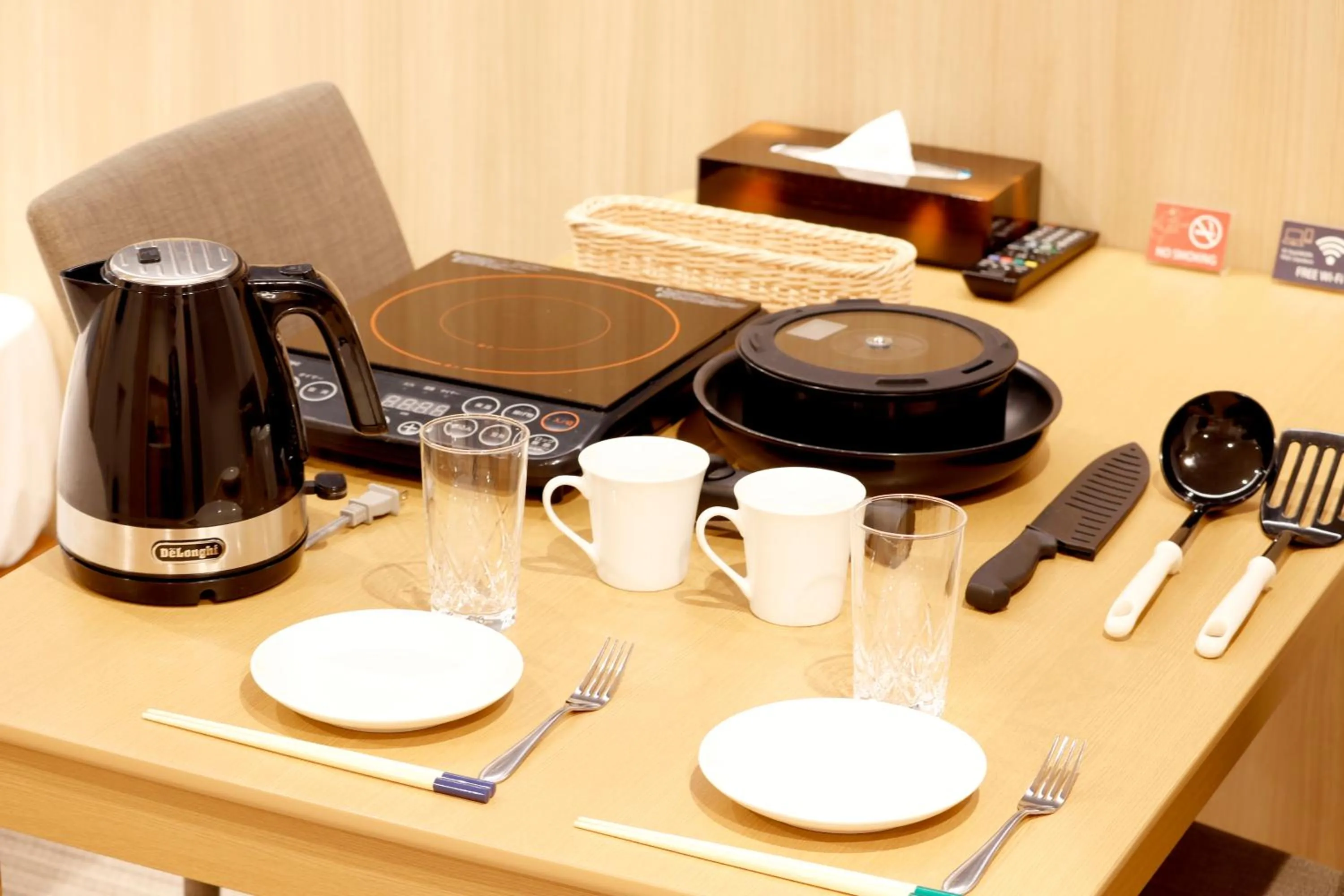 Kitchen or kitchenette in Stay SAKURA Kyoto Fuga