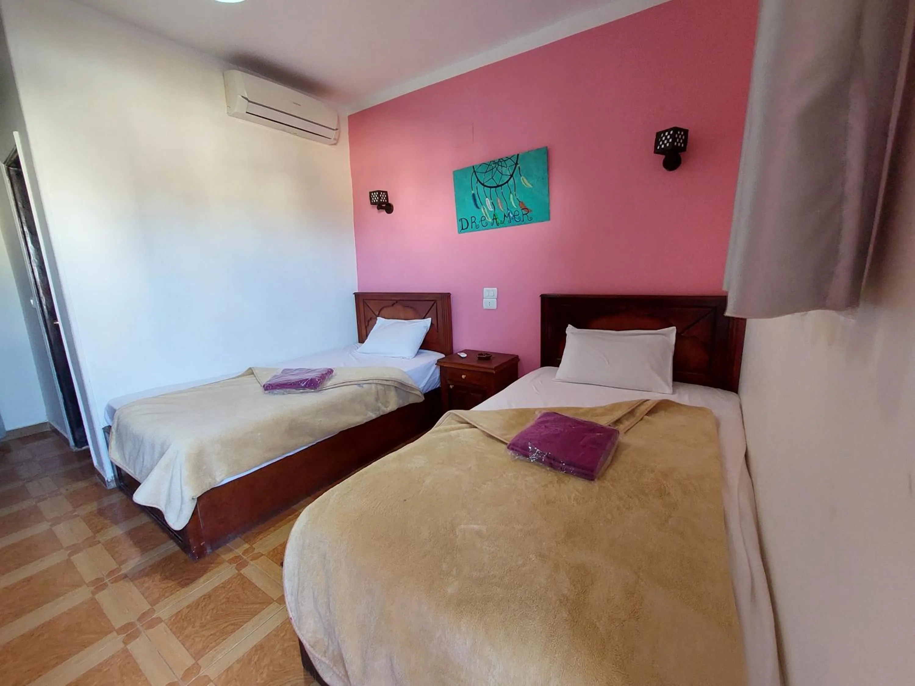 Bed in Carmine Hotel Dahab