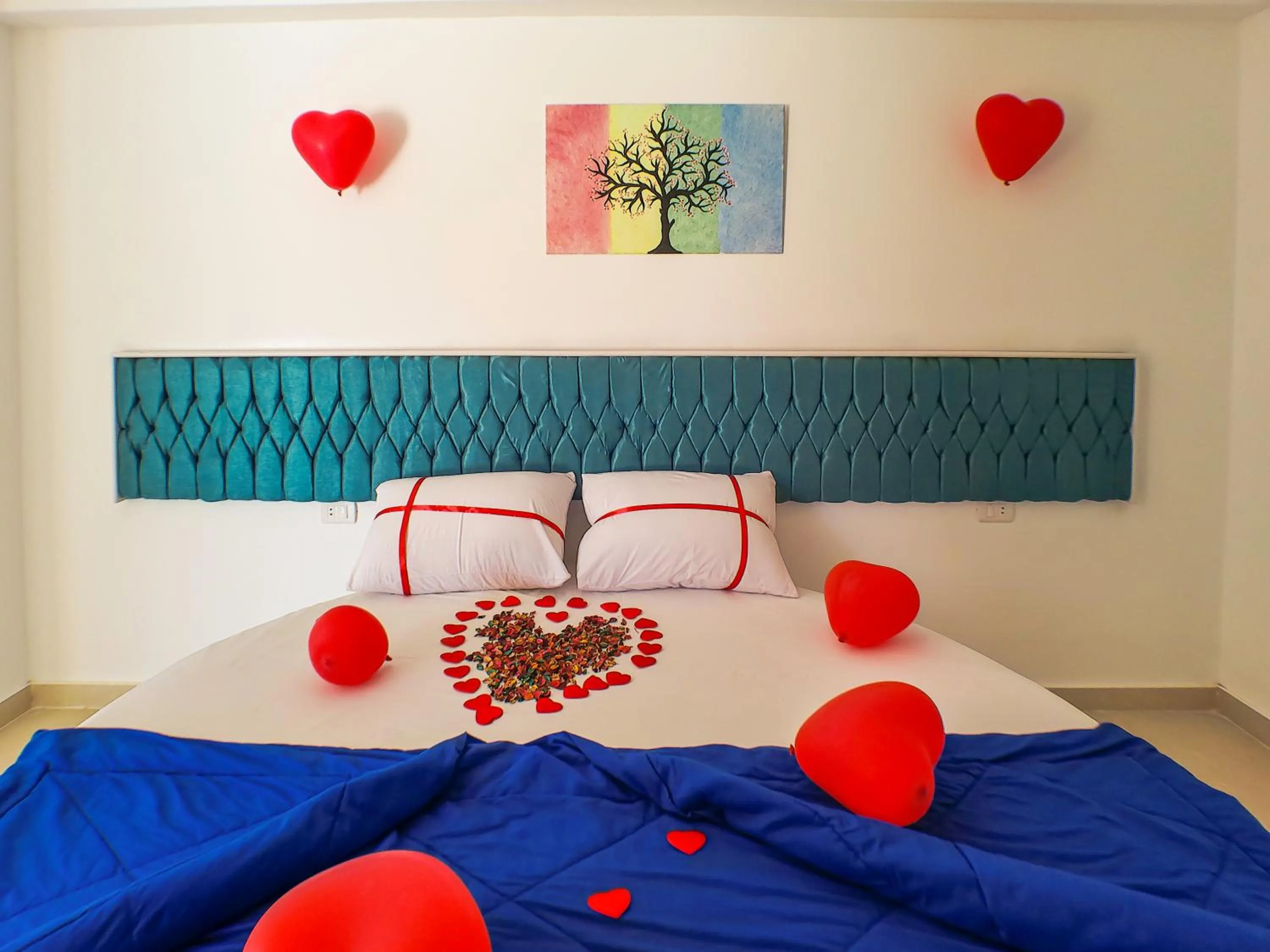 Property building, Bed in Carmine Hotel Dahab