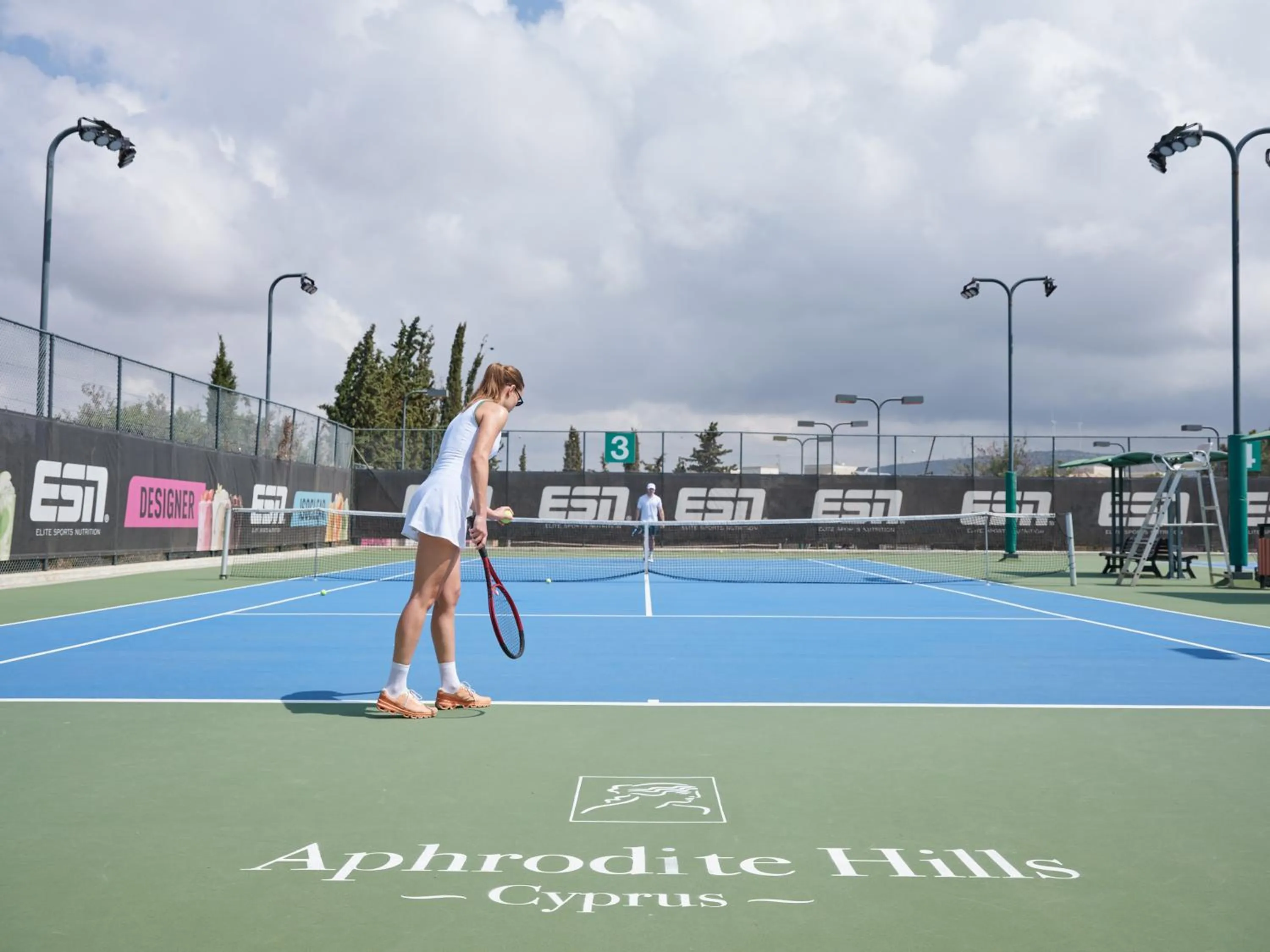 Tennis court in Aphrodite Hills Rentals - Premium Serviced Apartments