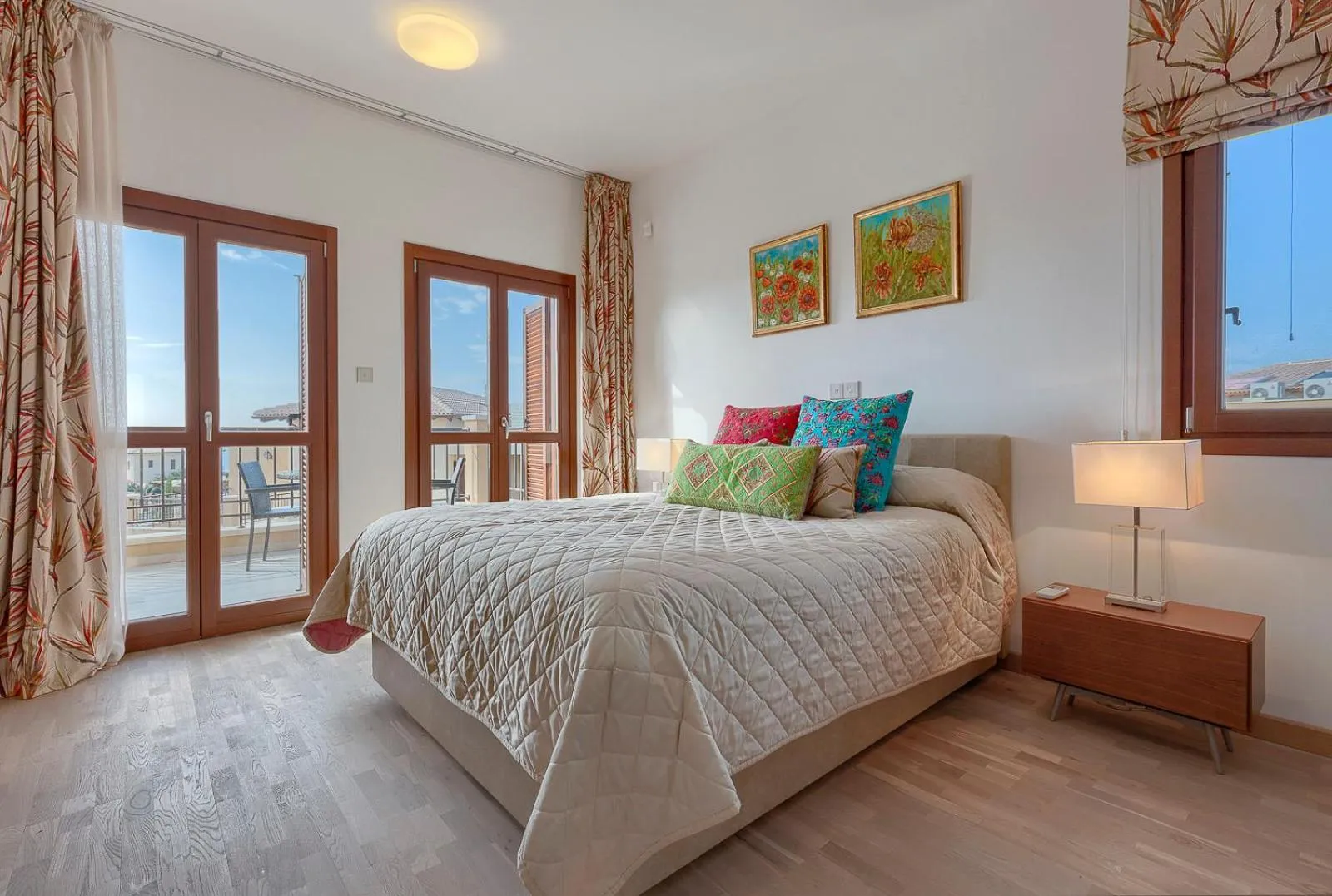 Bedroom, Bed in Aphrodite Hills Rentals - Premium Serviced Apartments