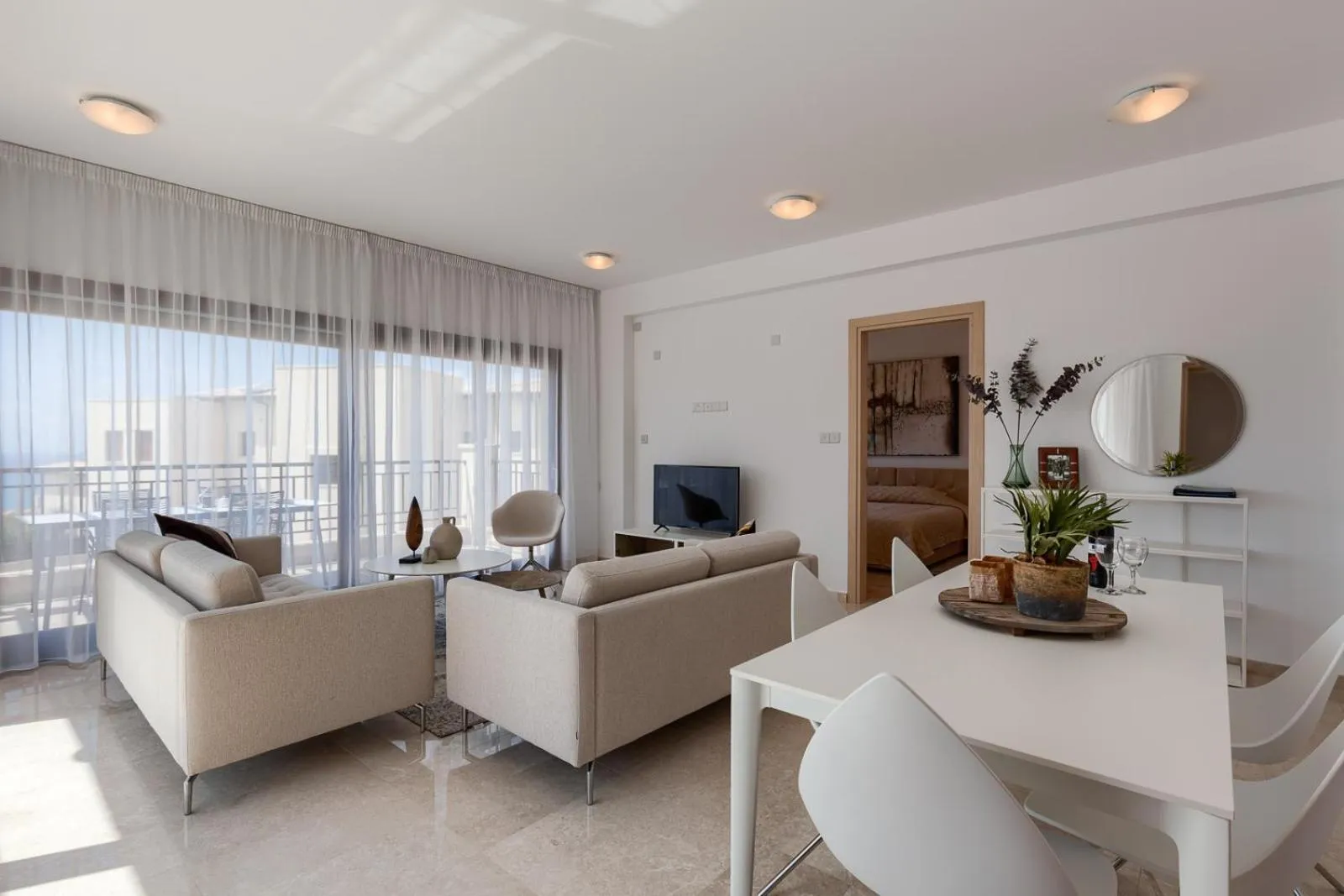 Seating area in Aphrodite Hills Rentals - Premium Serviced Apartments