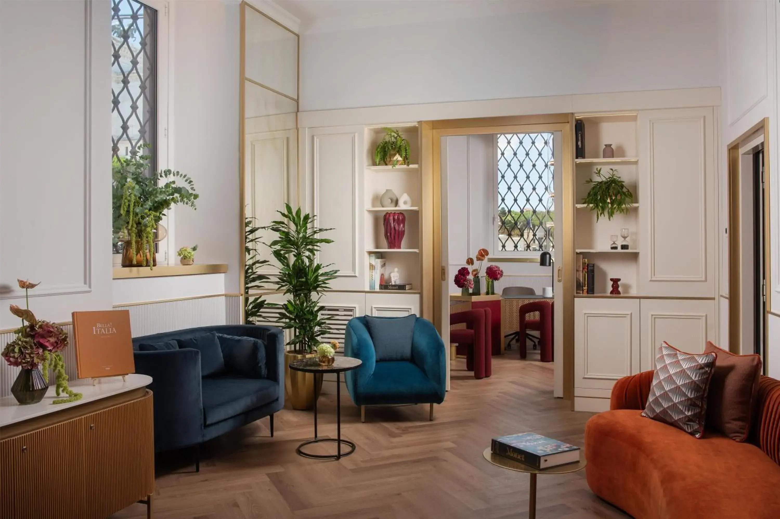 Lobby or reception in NH Collection Roma Fori Imperiali Lobby or reception in NH Collection Roma Fori Imperiali