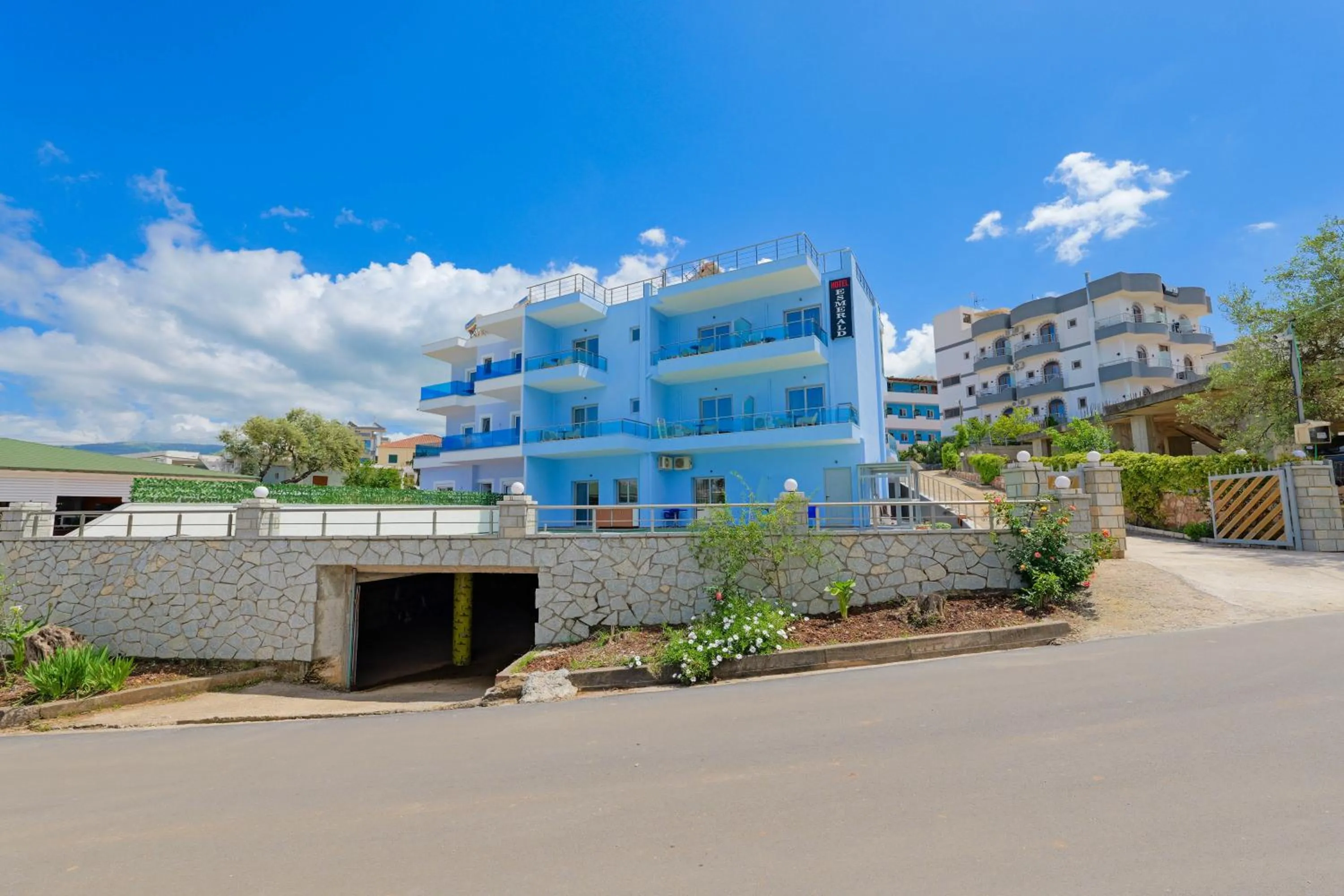 Property building in Hotel Esmerald Ksamil