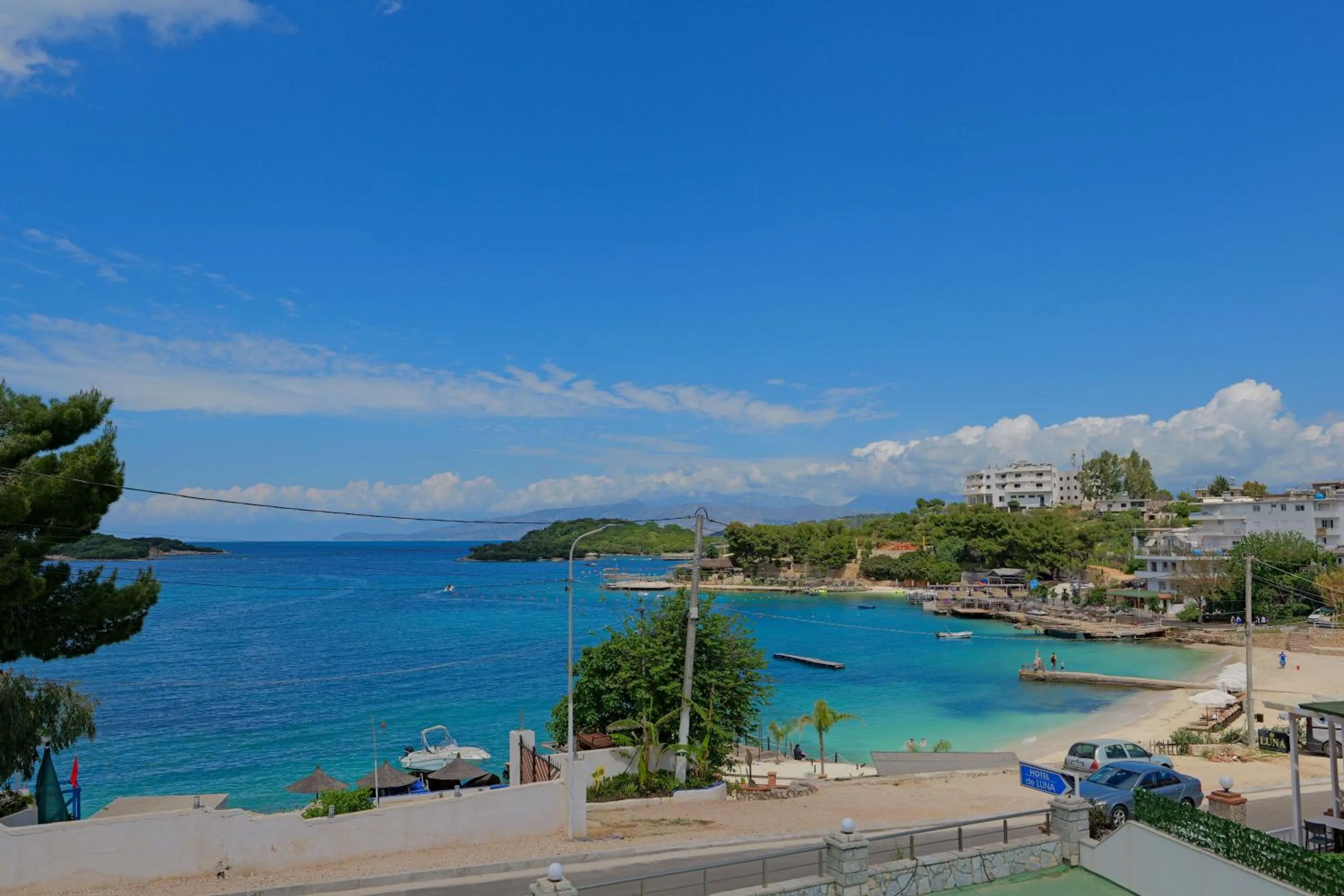 Sea view in Hotel Esmerald Ksamil