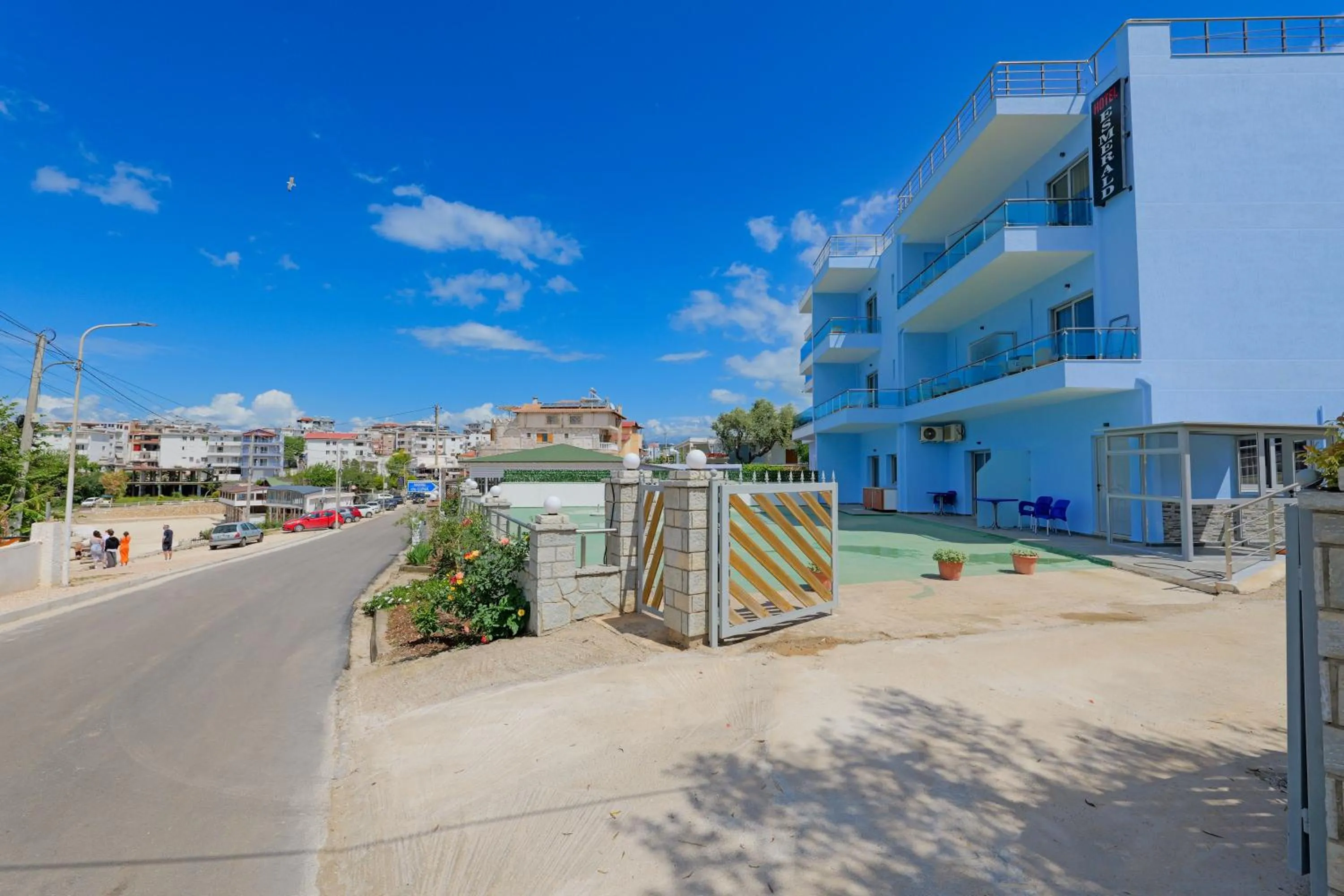 Property building in Hotel Esmerald Ksamil