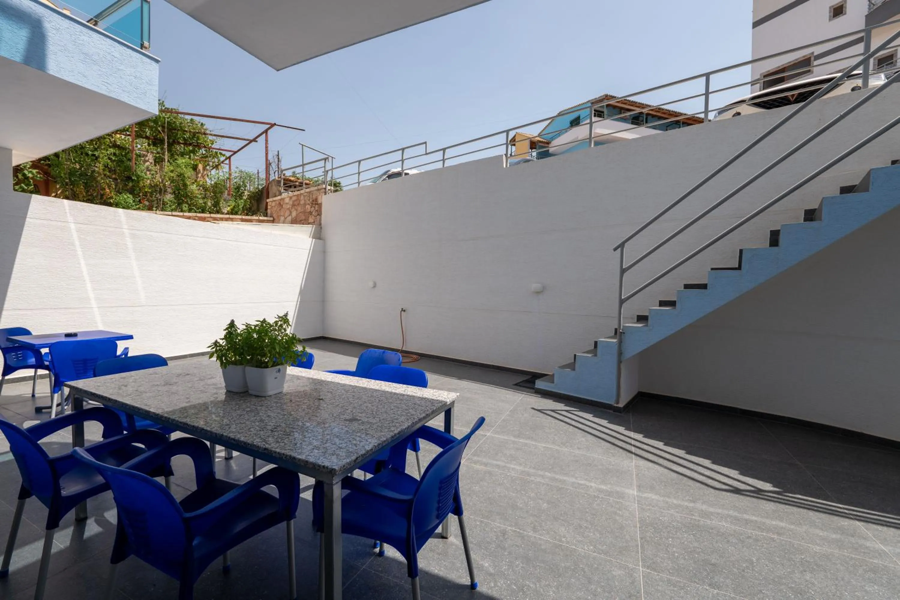 Balcony/Terrace in Hotel Esmerald Ksamil