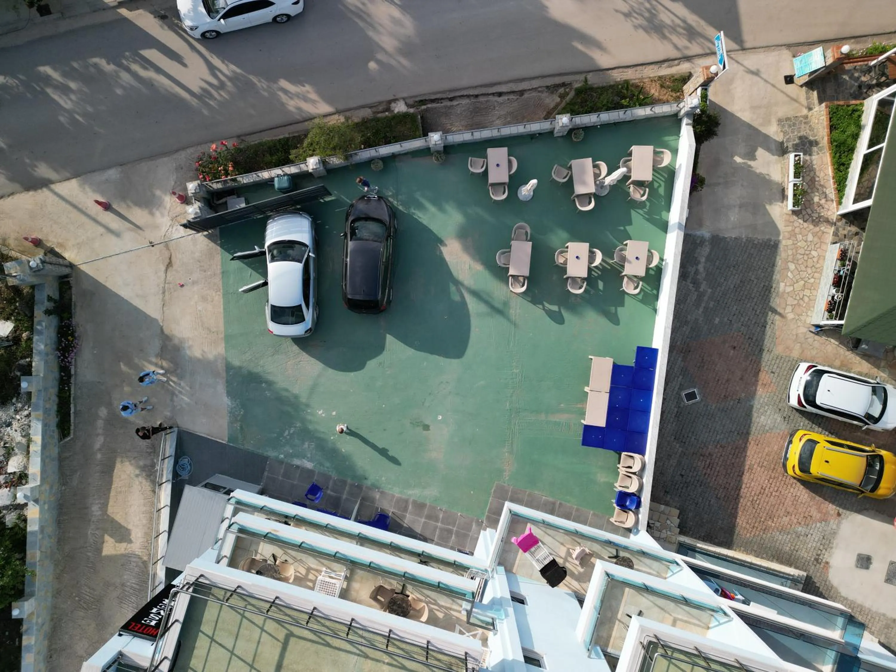 Property building in Hotel Esmerald Ksamil