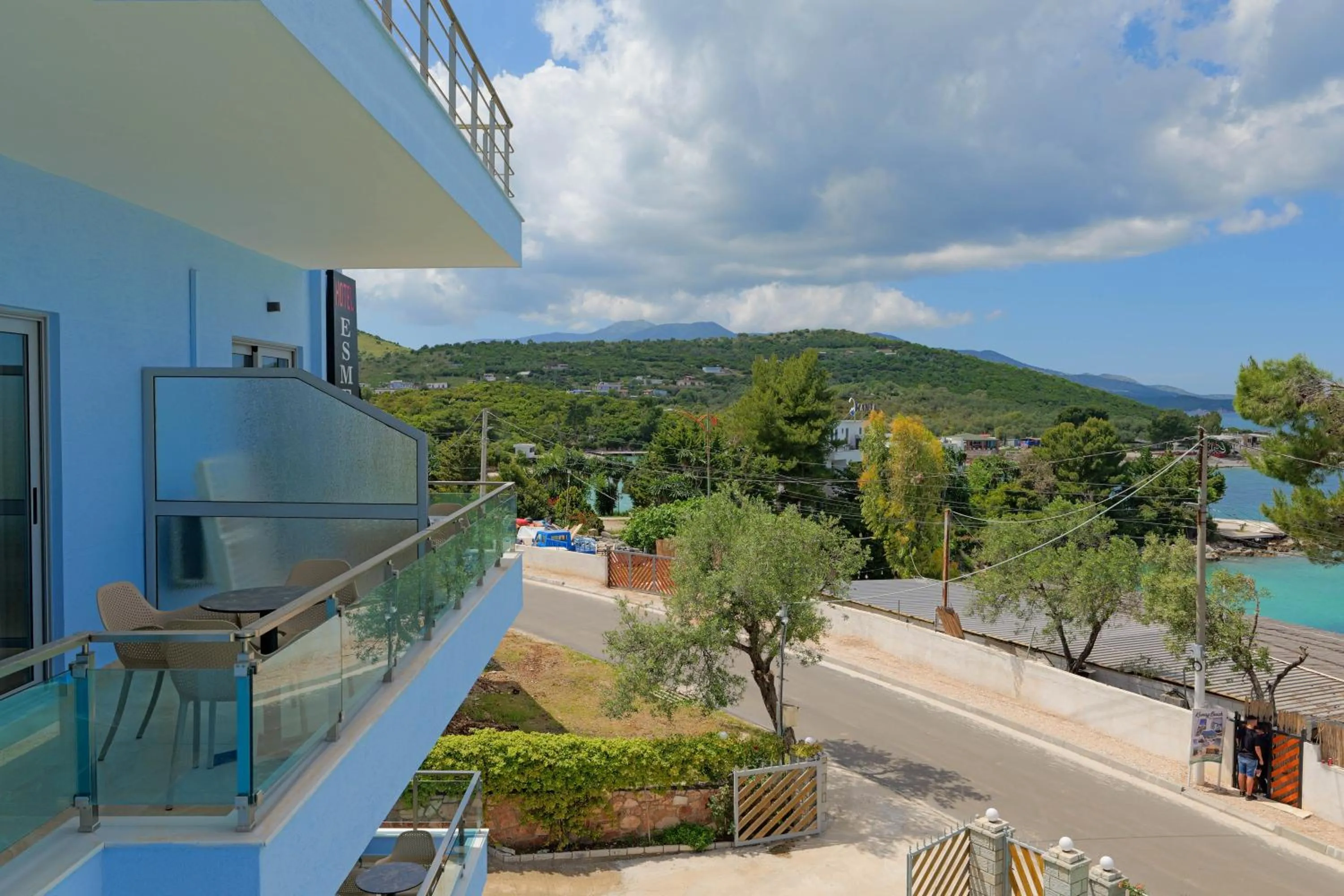 Balcony/Terrace in Hotel Esmerald Ksamil