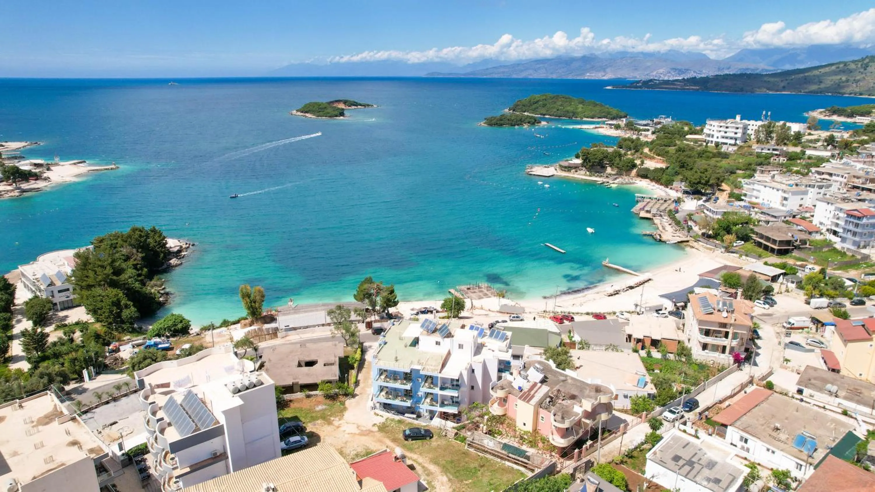 Bird's eye view in Hotel Esmerald Ksamil