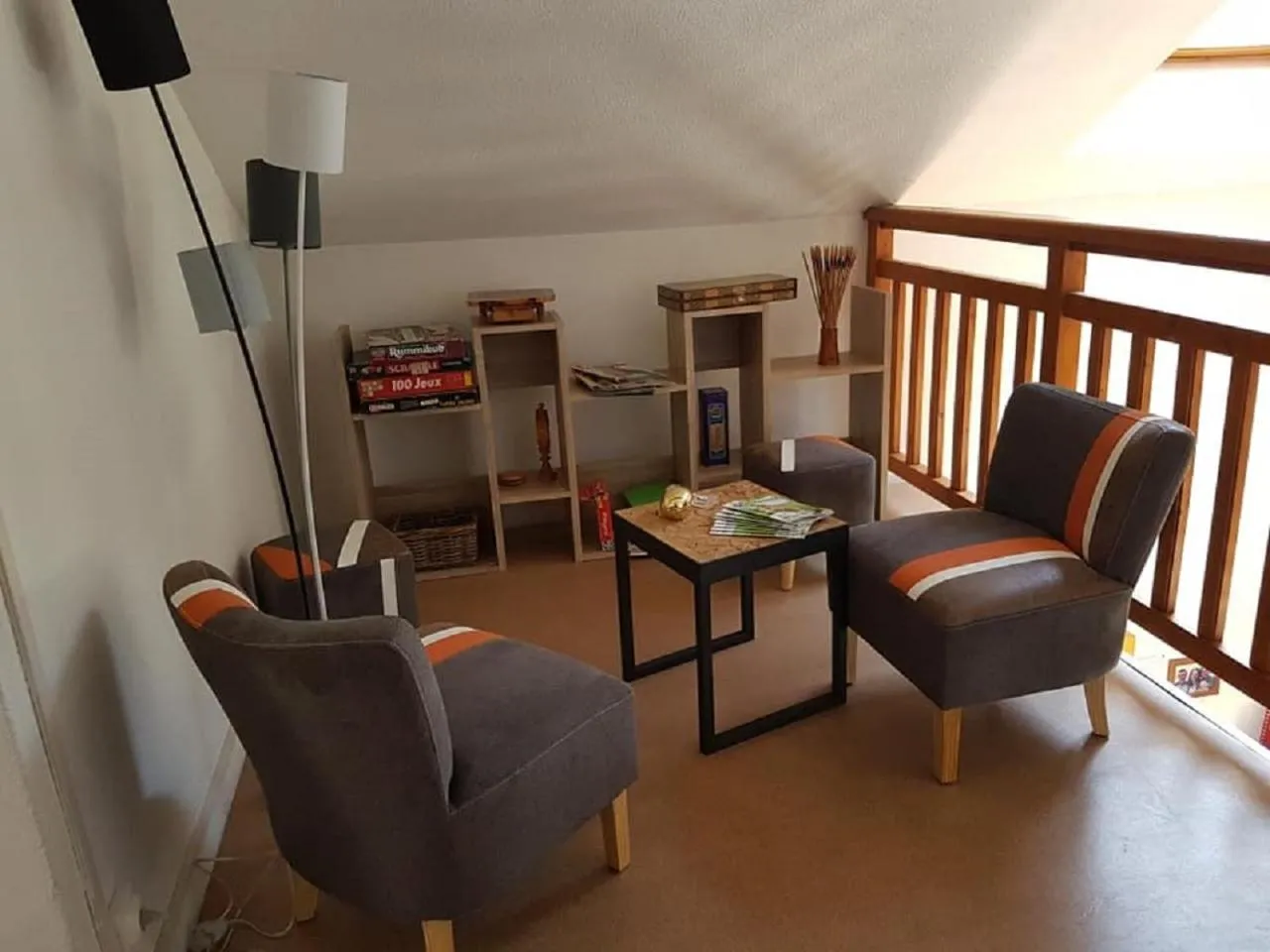 Seating area in Hôtel Le Beauséjour