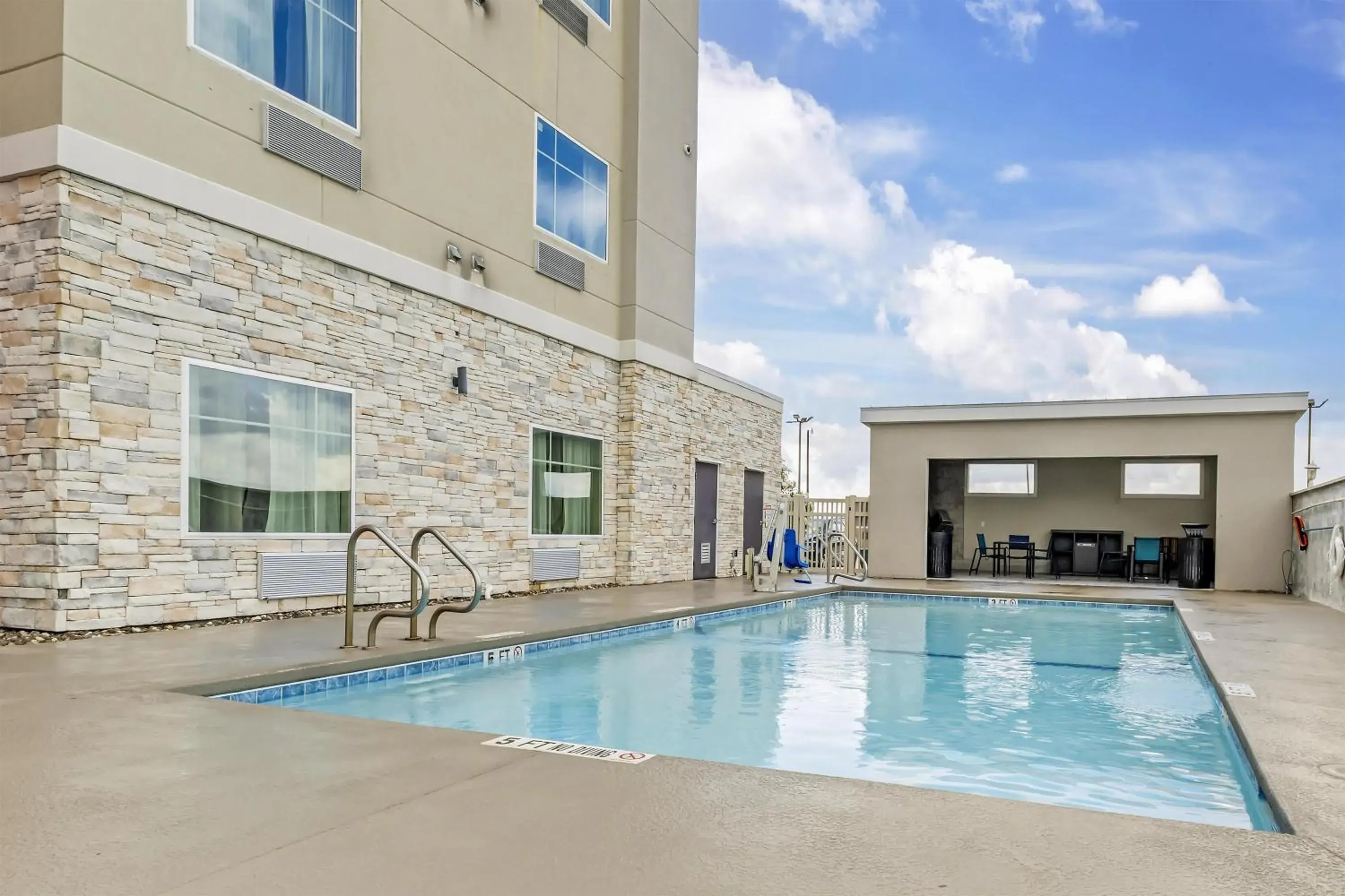 Pool view in Executive Residency by Best Western Corpus Christi Pool view in Executive Residency by Best Western Corpus Christi