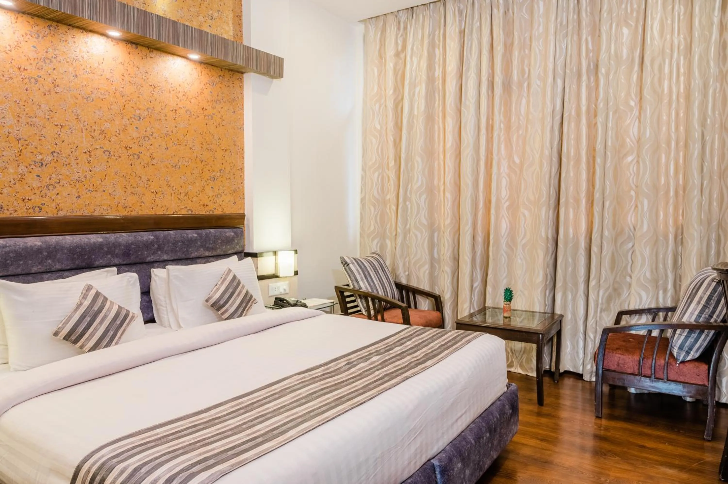 Bed in Hotel Shiva Continental