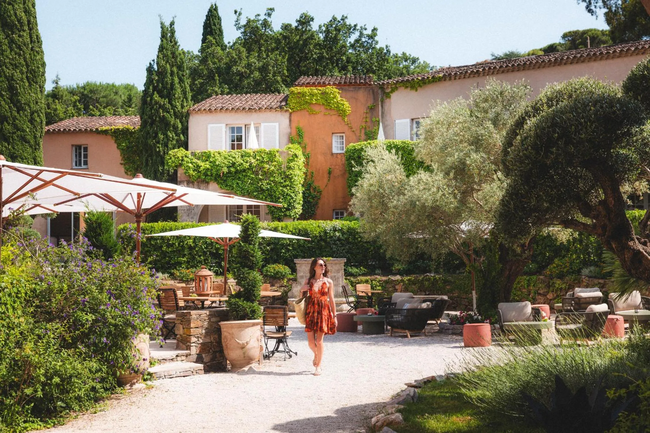 Garden in Hôtel La Mandarine