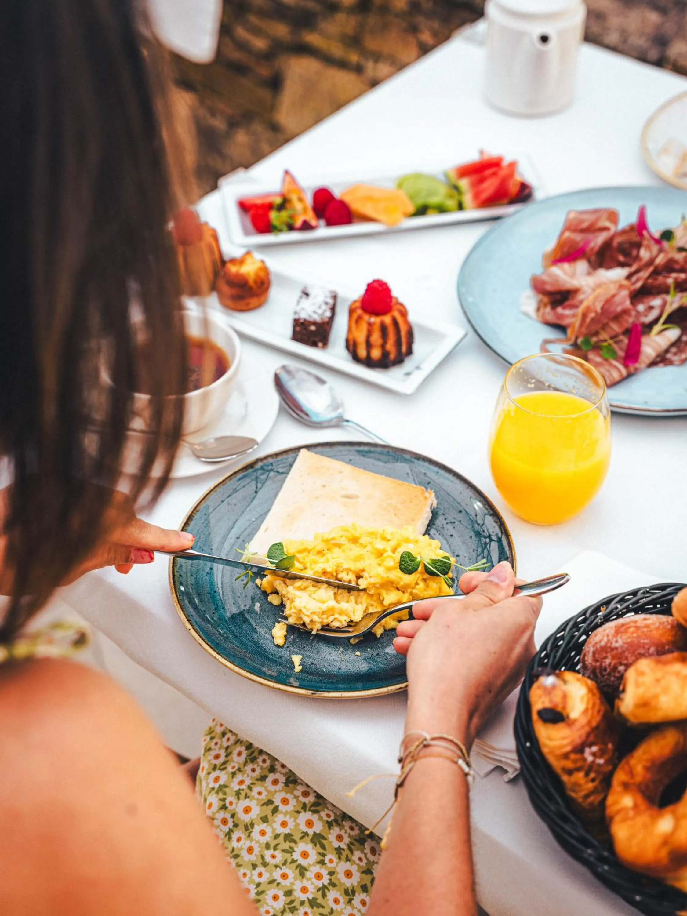 Breakfast in Hôtel La Mandarine