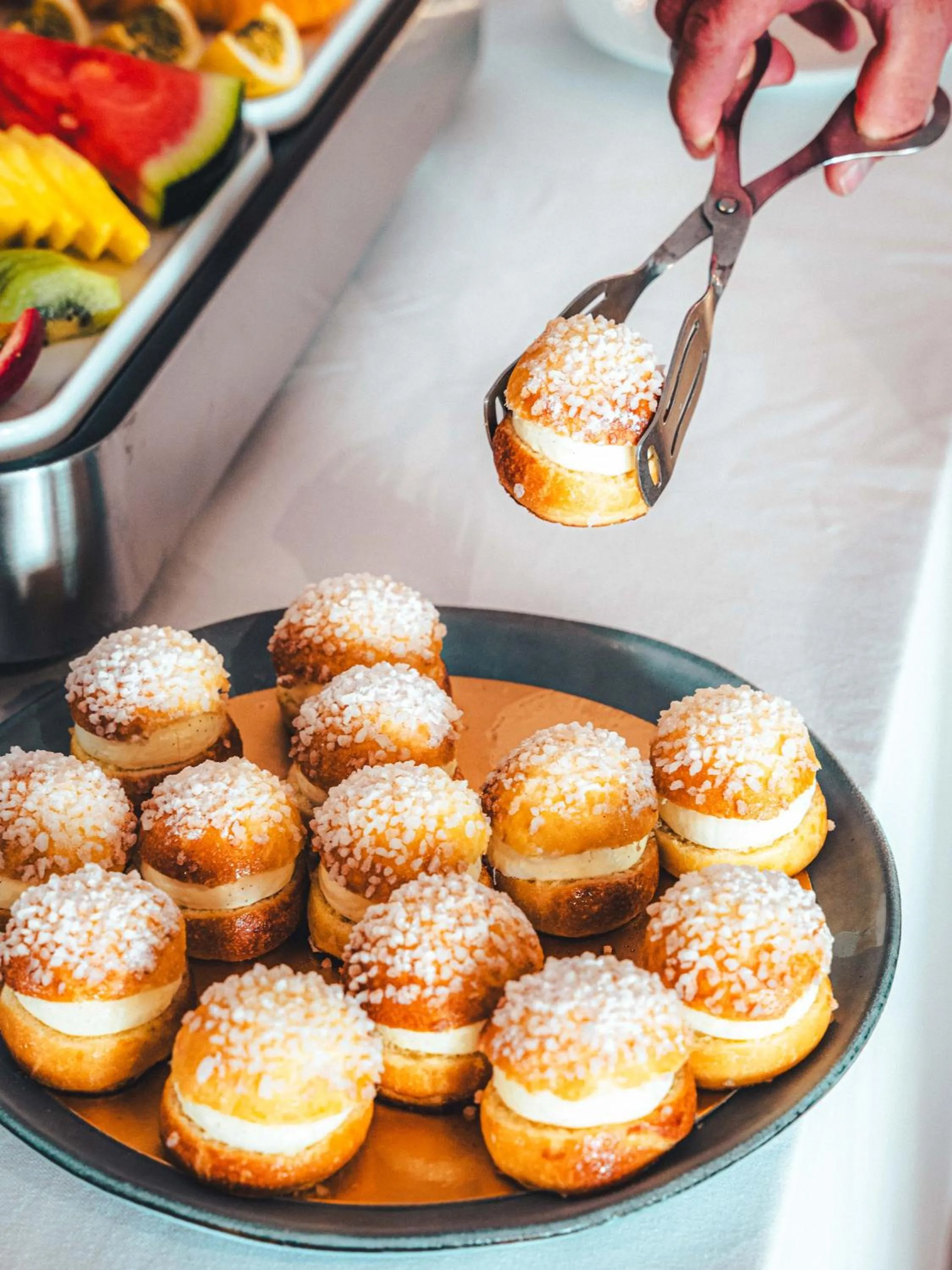 Buffet breakfast in Hôtel La Mandarine