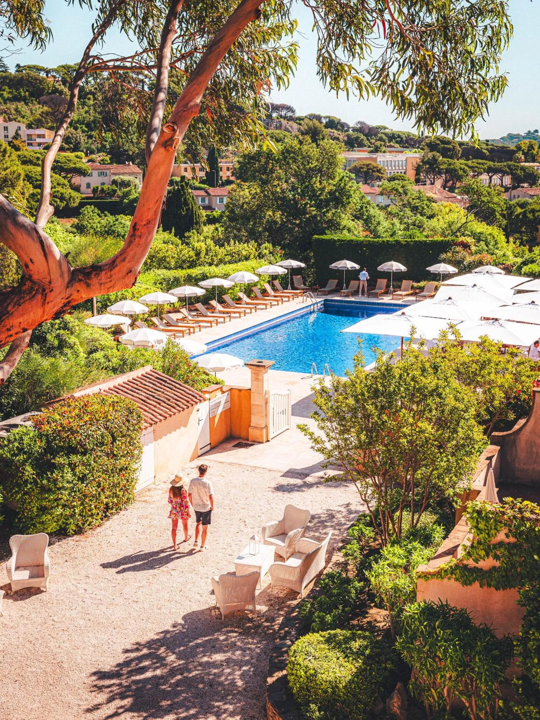 Garden in Hôtel La Mandarine