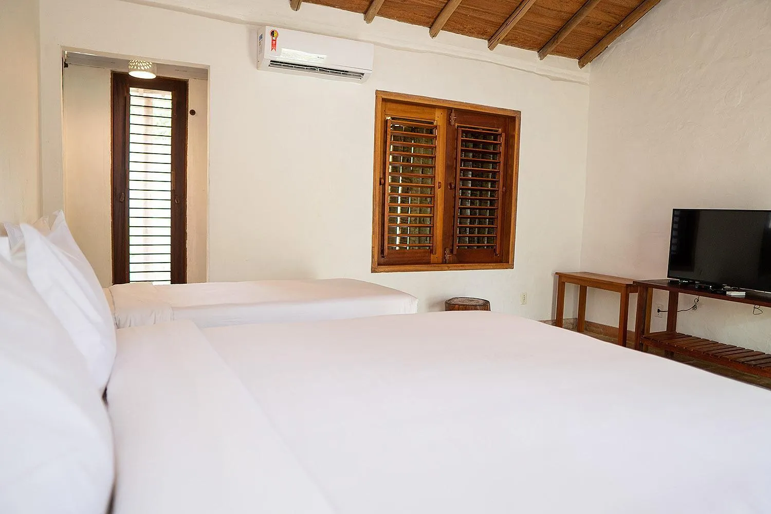 Bedroom, Bed in Trancoso Pousada