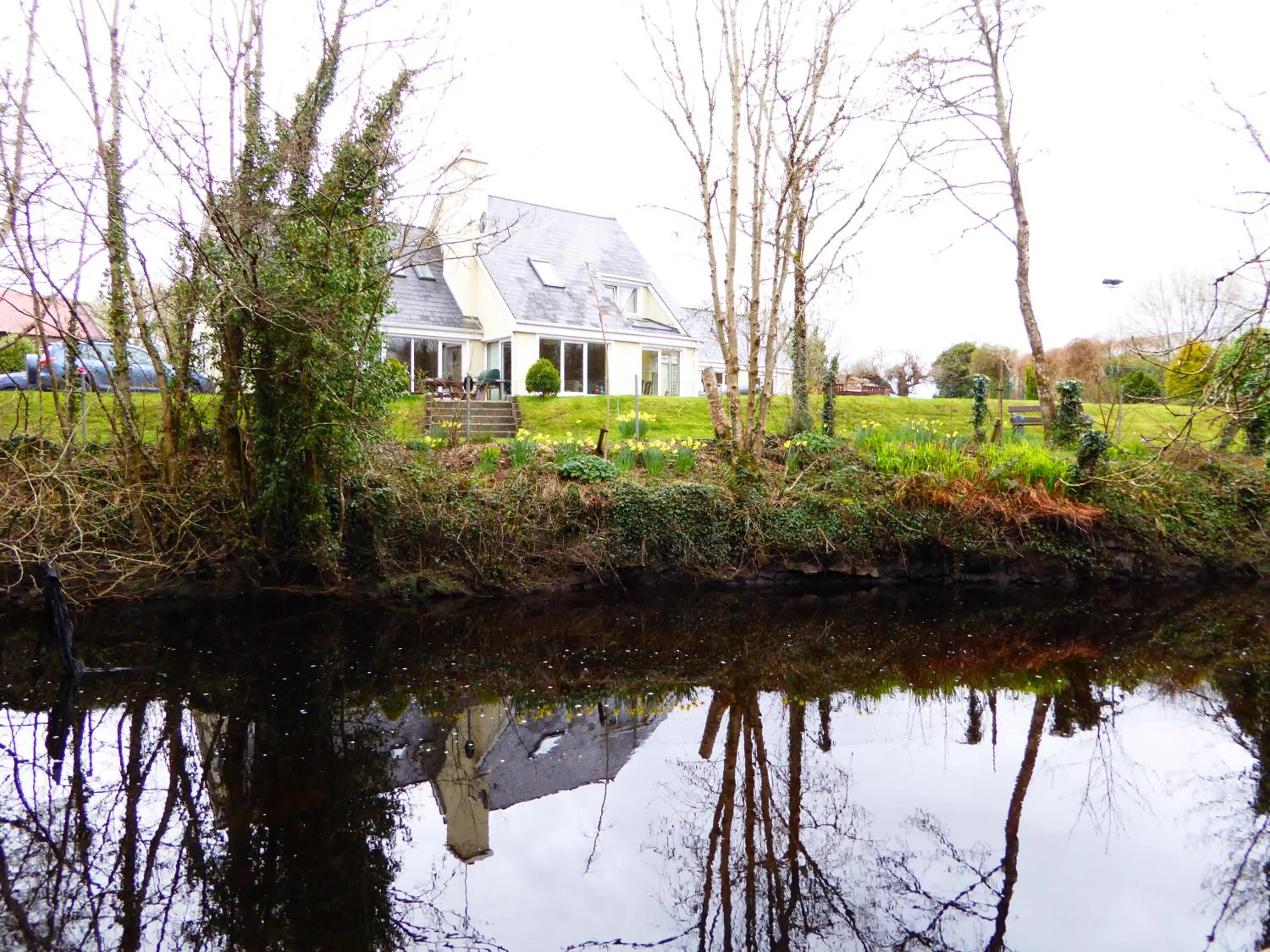 River view in Camillaun Lodge with Lough Corrib Boat Hire