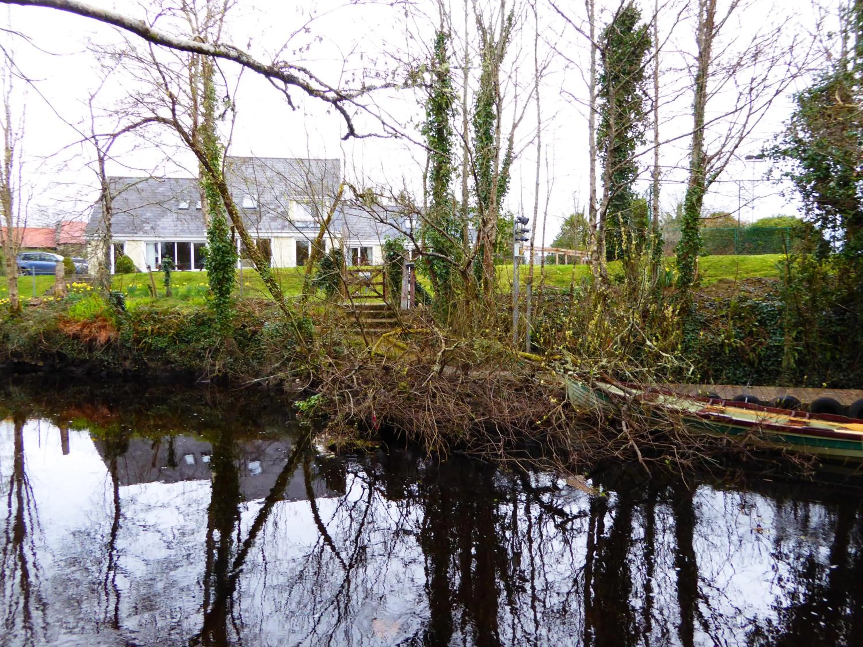 Natural landscape in Camillaun Lodge with Lough Corrib Boat Hire