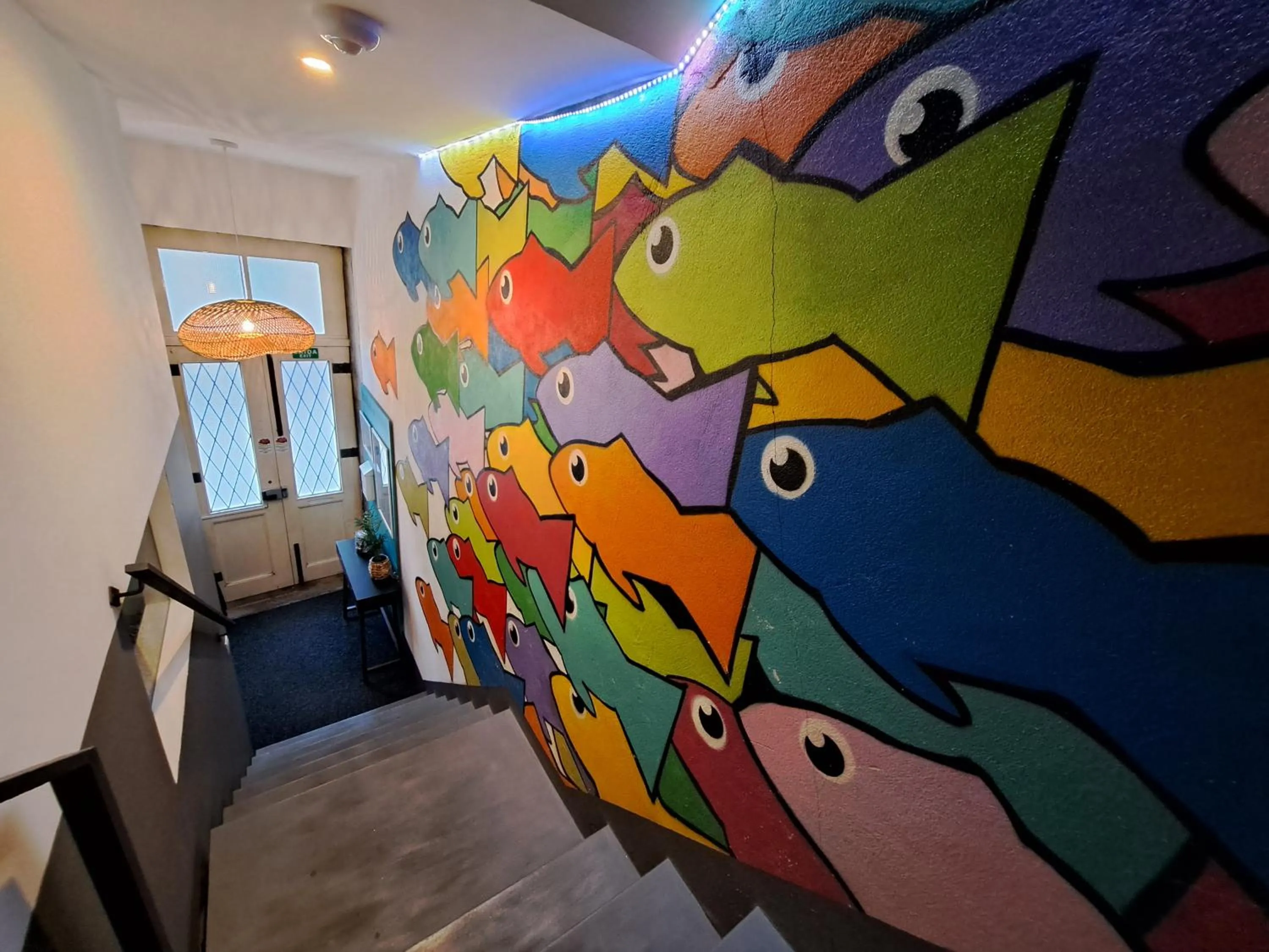 Decorative detail in Sardines and Friends Hostel 04
