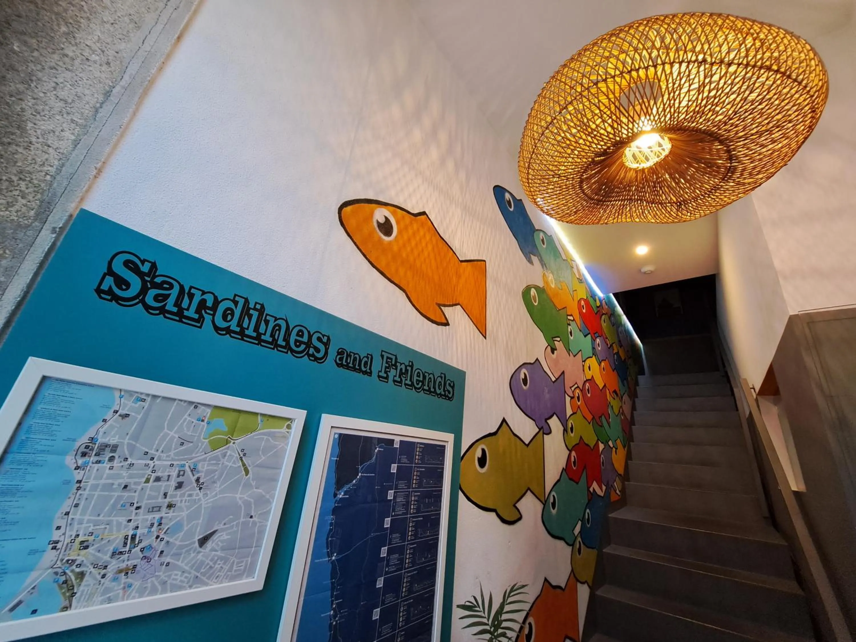 Decorative detail in Sardines and Friends Hostel 04