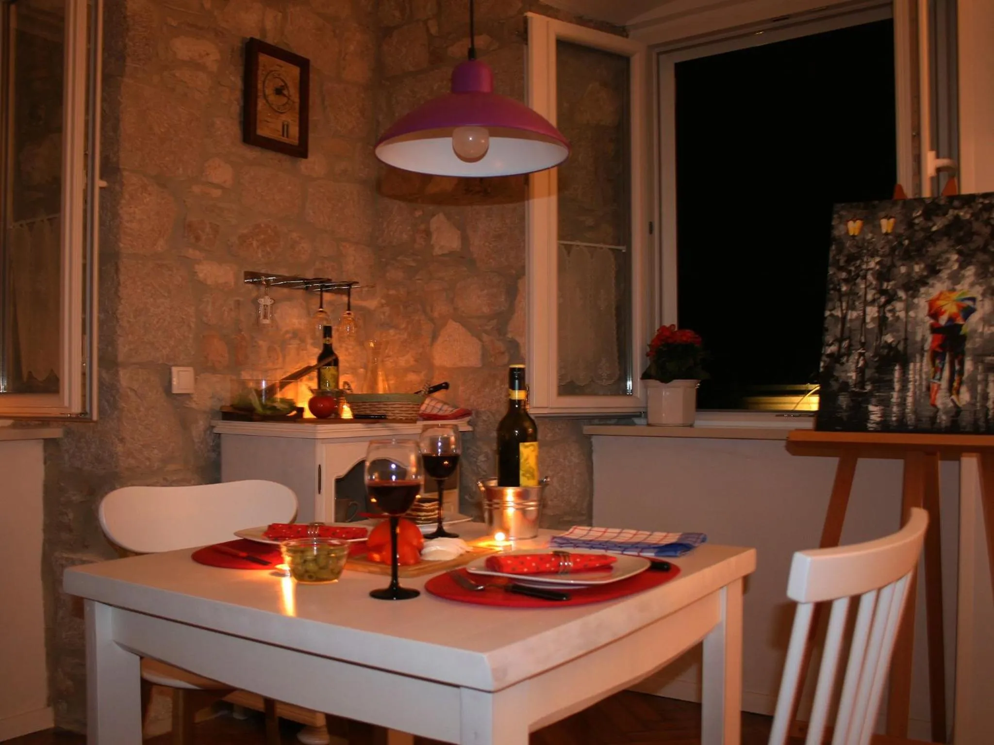 Dining area in Old City Center Suite