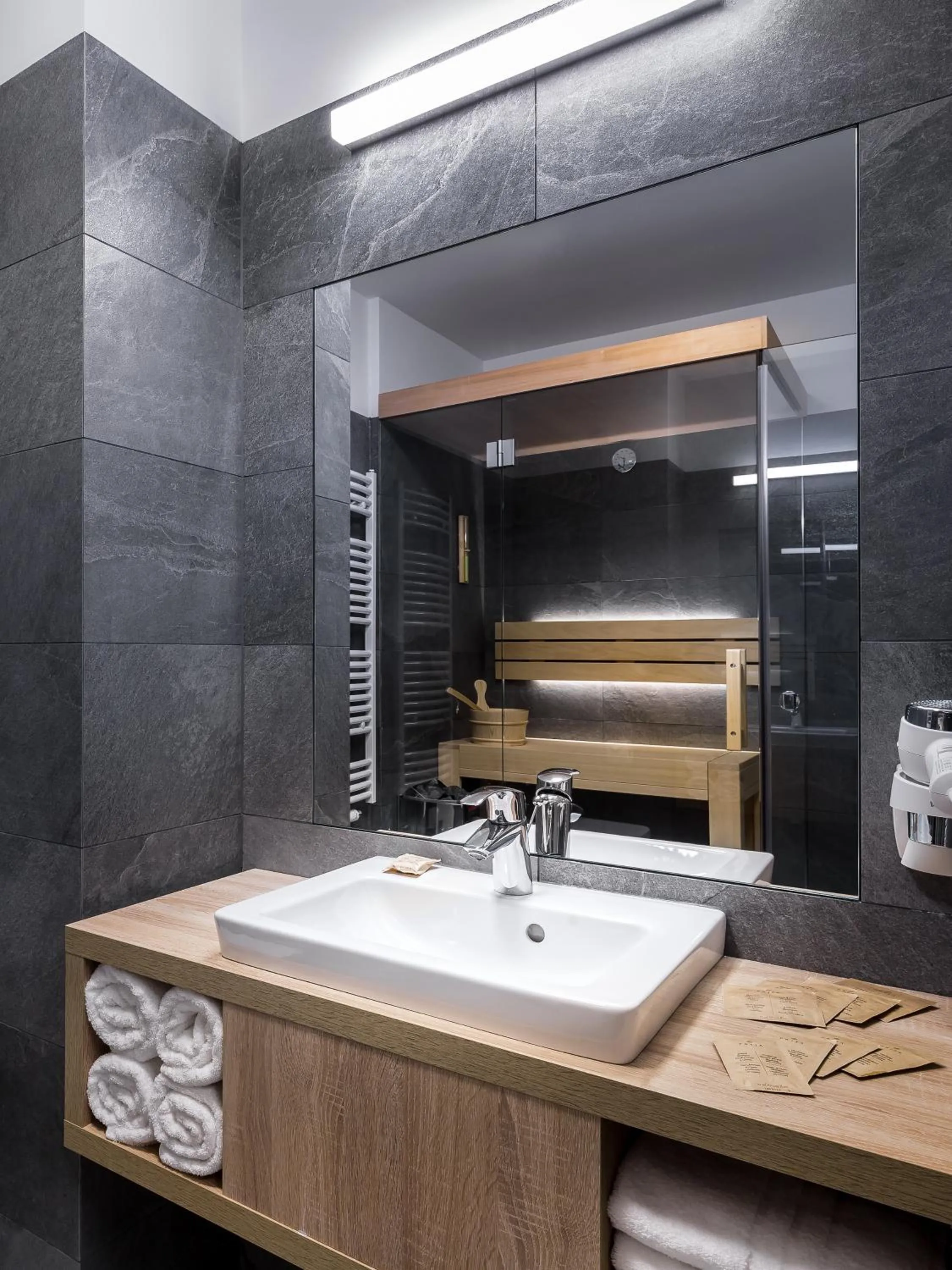 Shower in Green Apartments